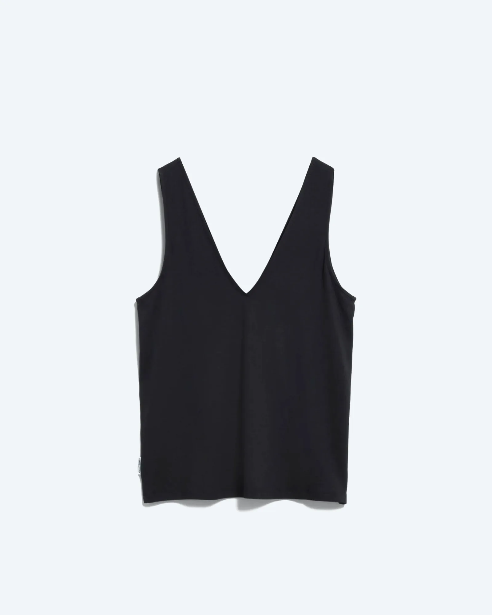 ARMEDANGELS V-NECK JERSEY TOP Black