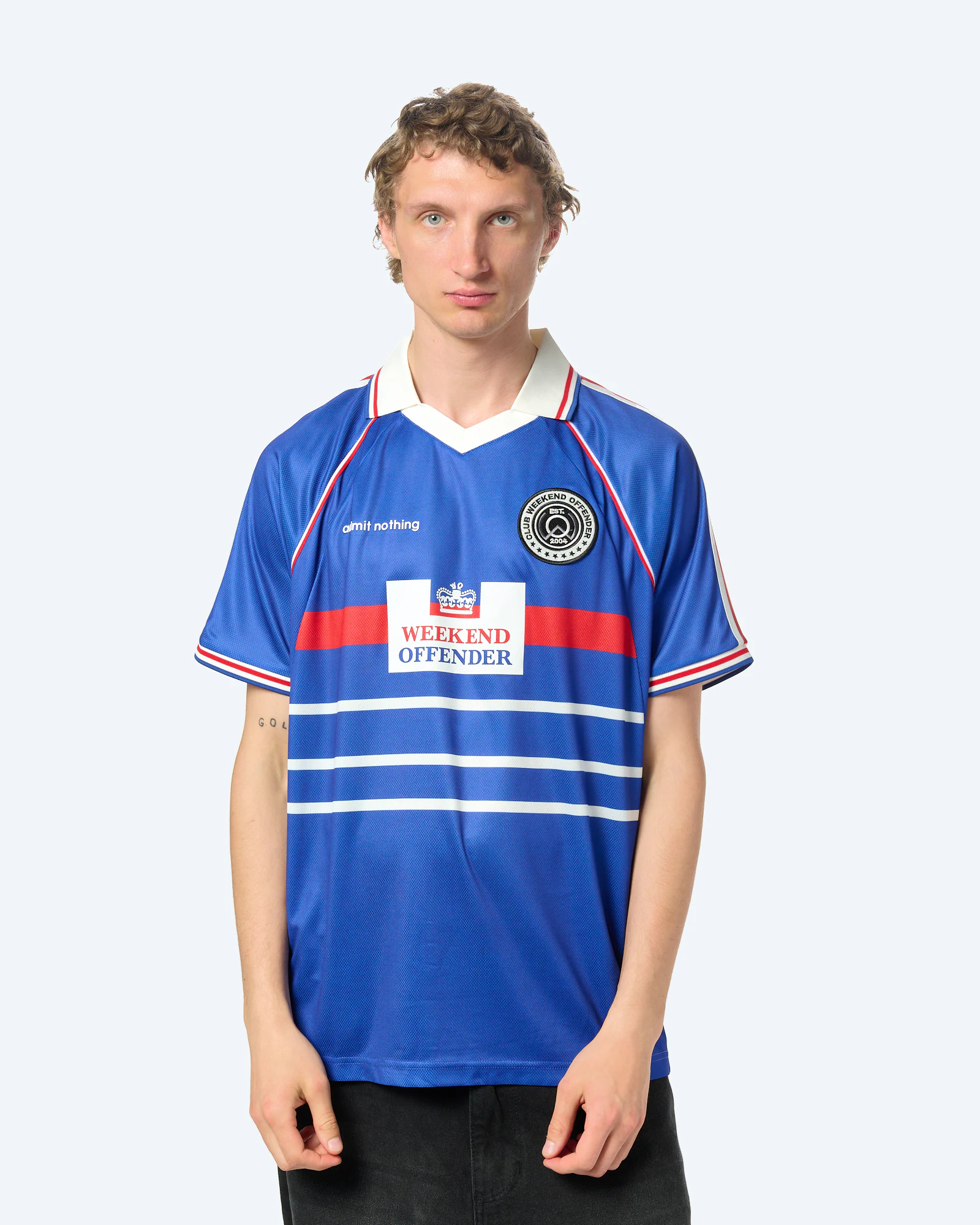 Weekend Offender FRANCE FOOTBALL T-Shirt Blue