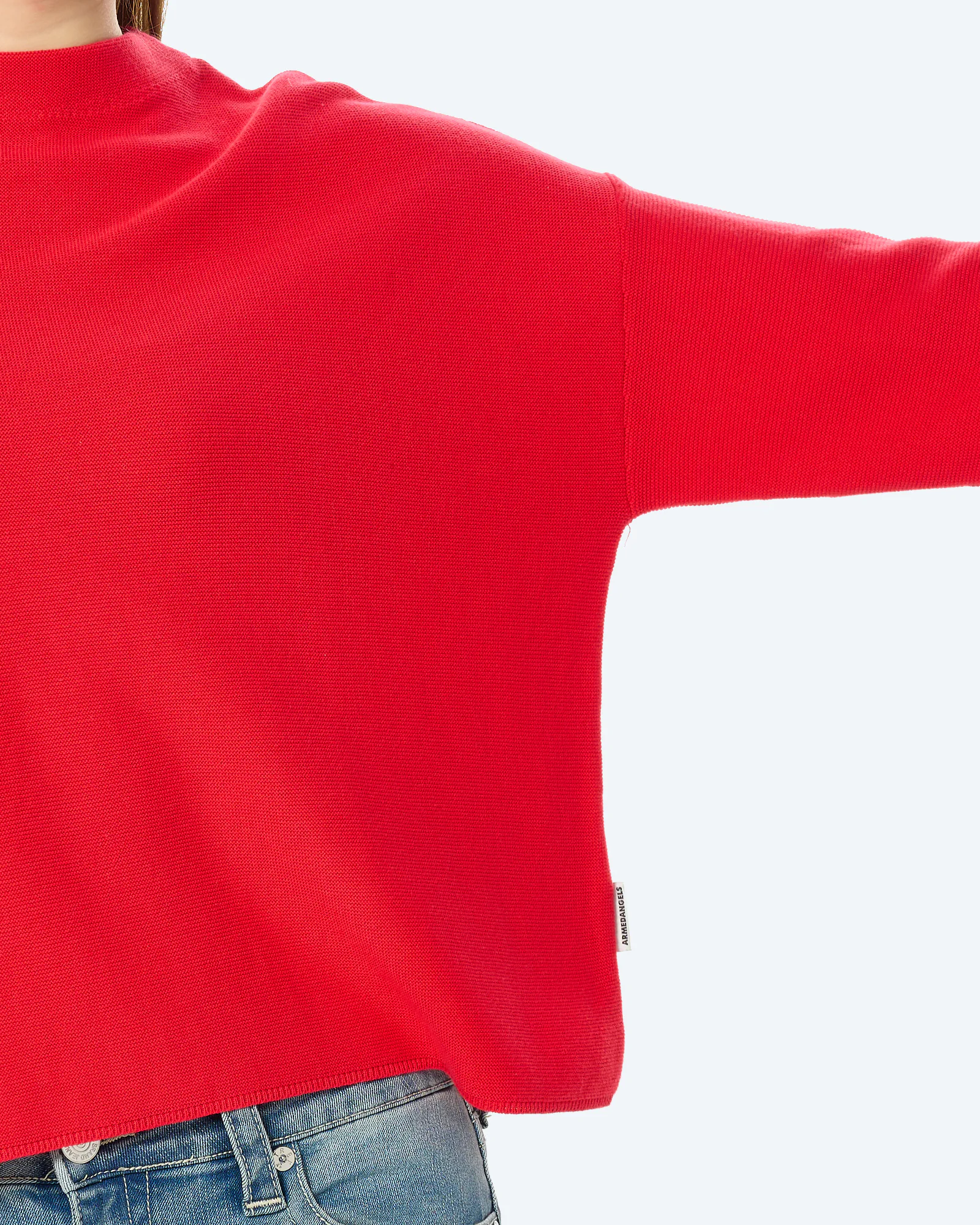 ARMEDANGELS MERINAA LINKS LINKS Sweatshirt Candy Apple