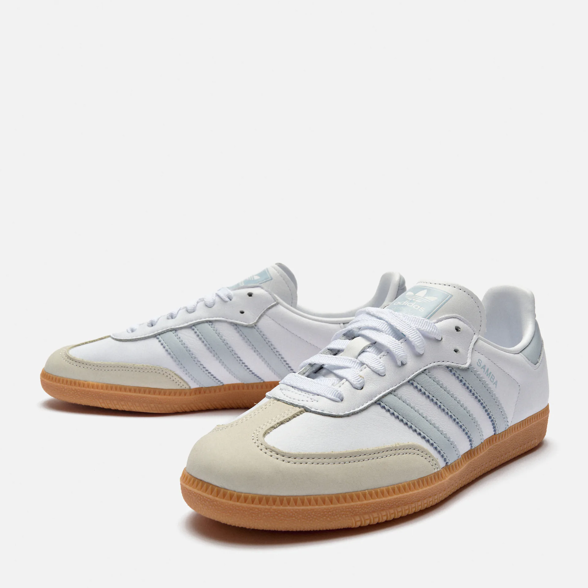 adidas Originals Samba Sneaker OG W Cloud White/Halo Blue/Off White