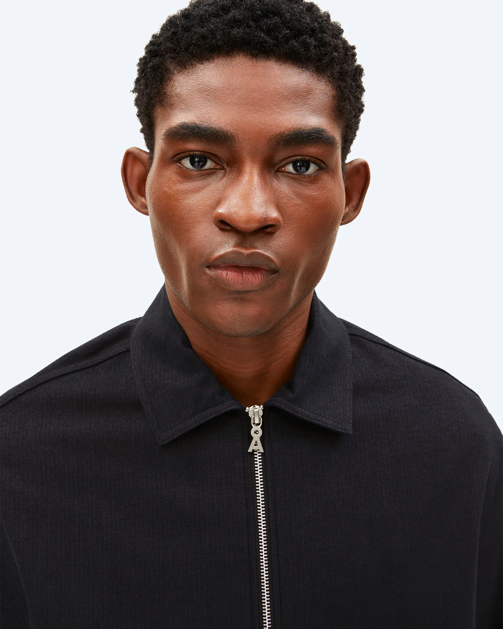 Structure Zip Jacket Black