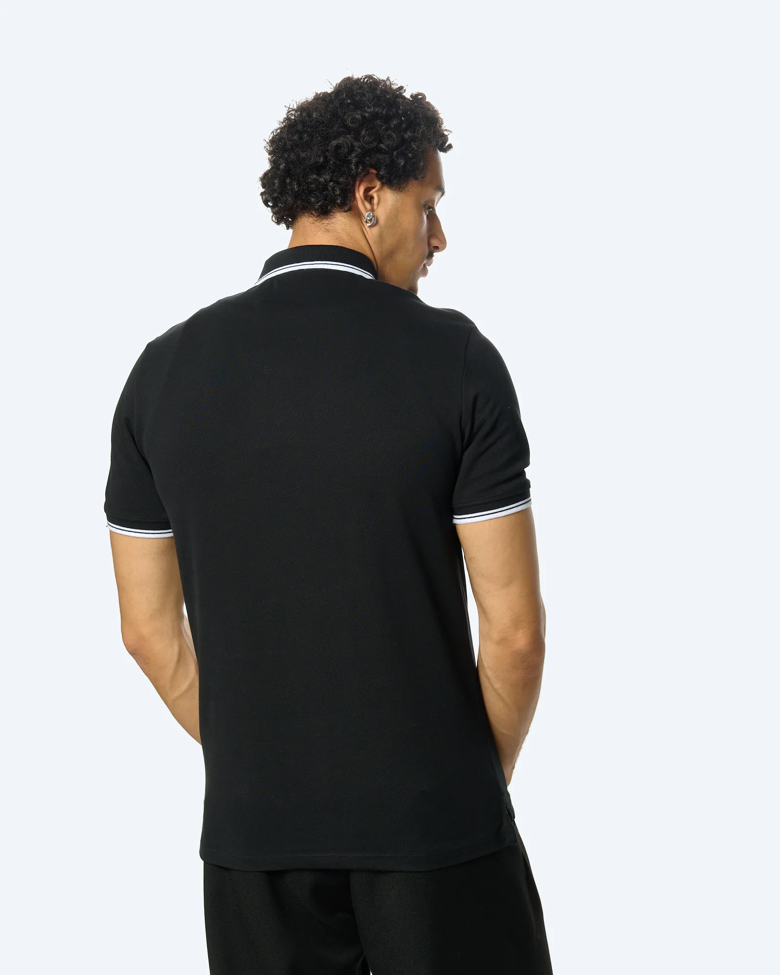 Reed 025 Co Polo Black/White