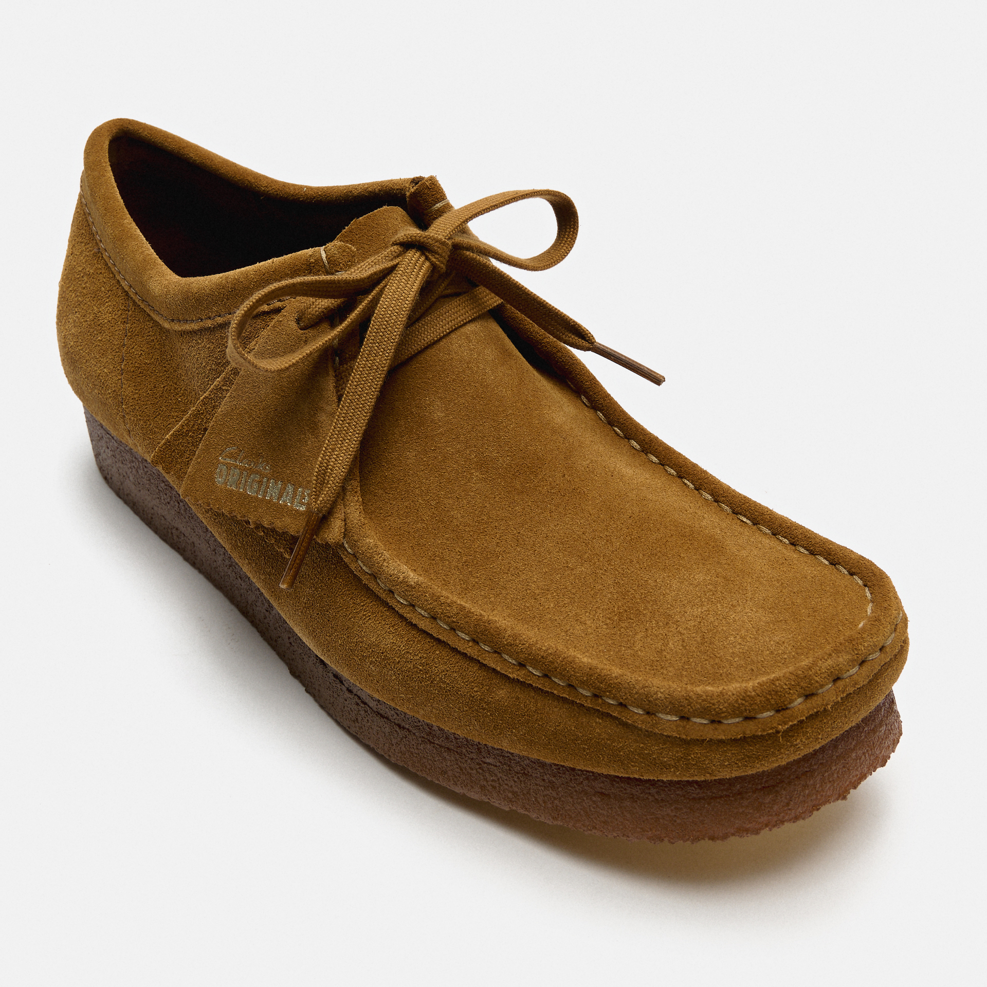 Clarks Men's Wallabee Suede Shoes Cola