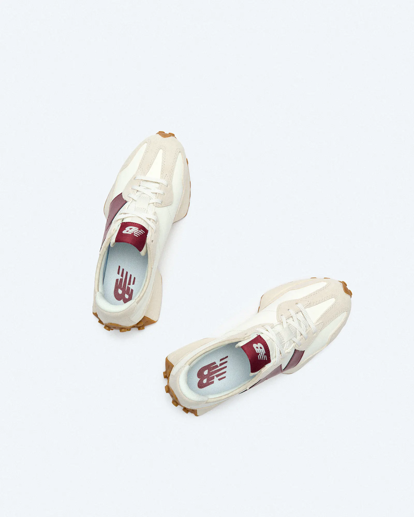 New Balance WS327 Lifestyle Sneaker Moonbeam/Burgundy New Balance WS327 Lifestyle Sneaker Moonbeam/Burgundy