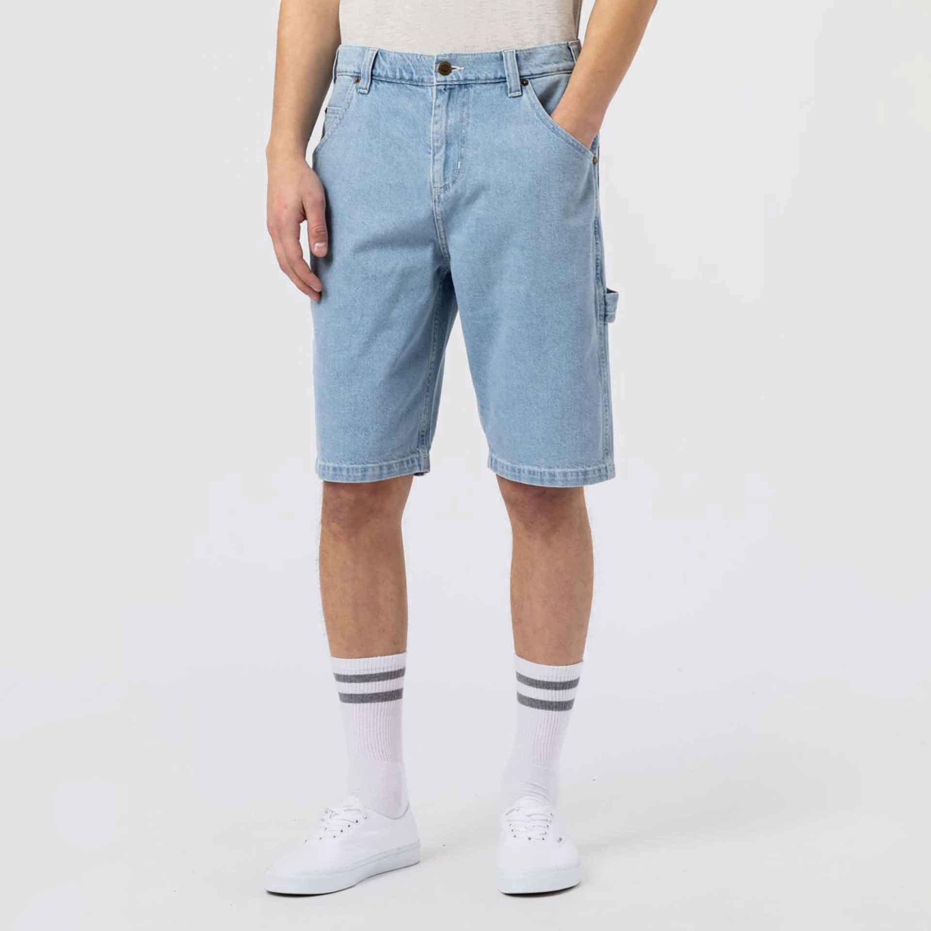 Dickies Garville Denim Shorts Vintage Blue