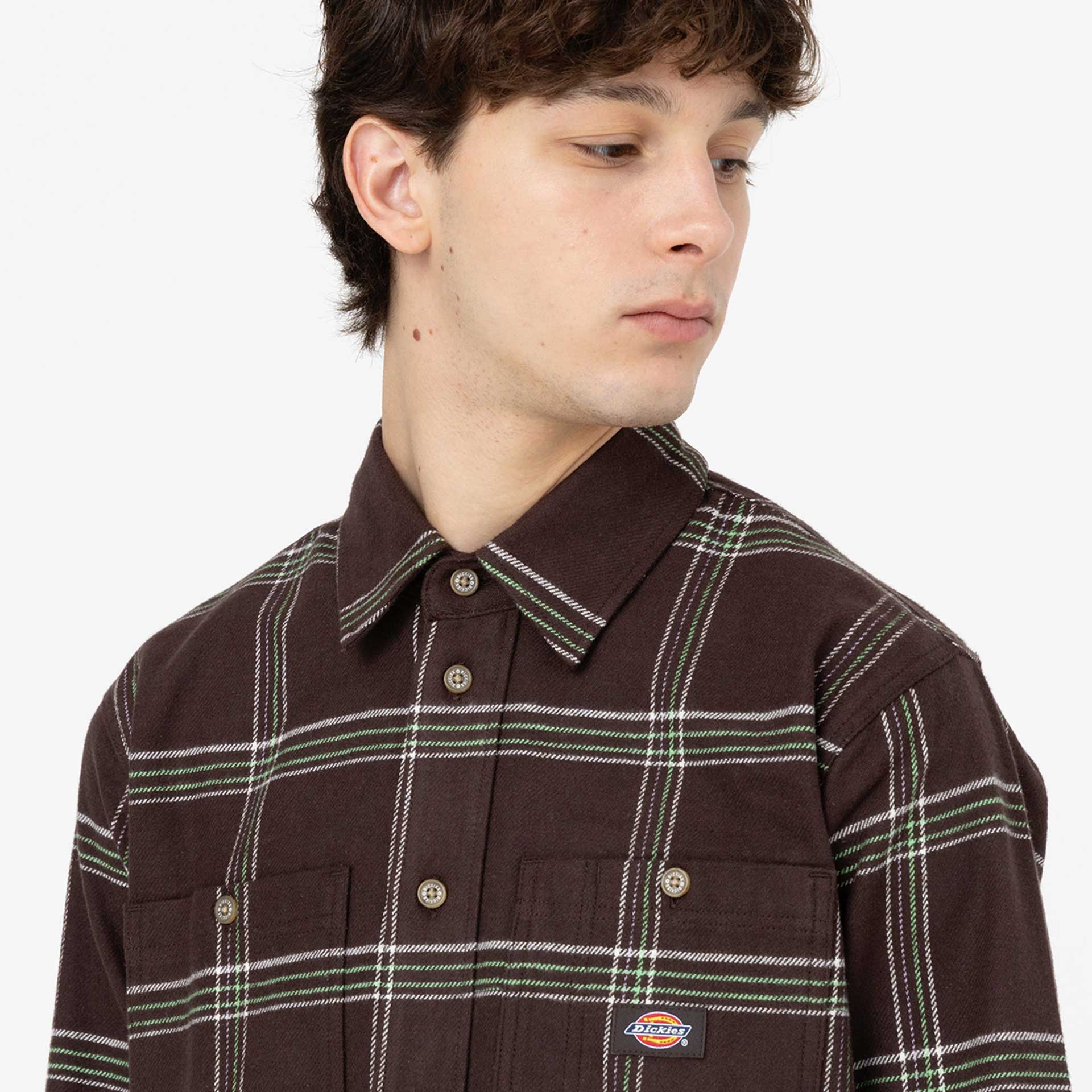 Dickies Warrenton Shirt Dark Brown