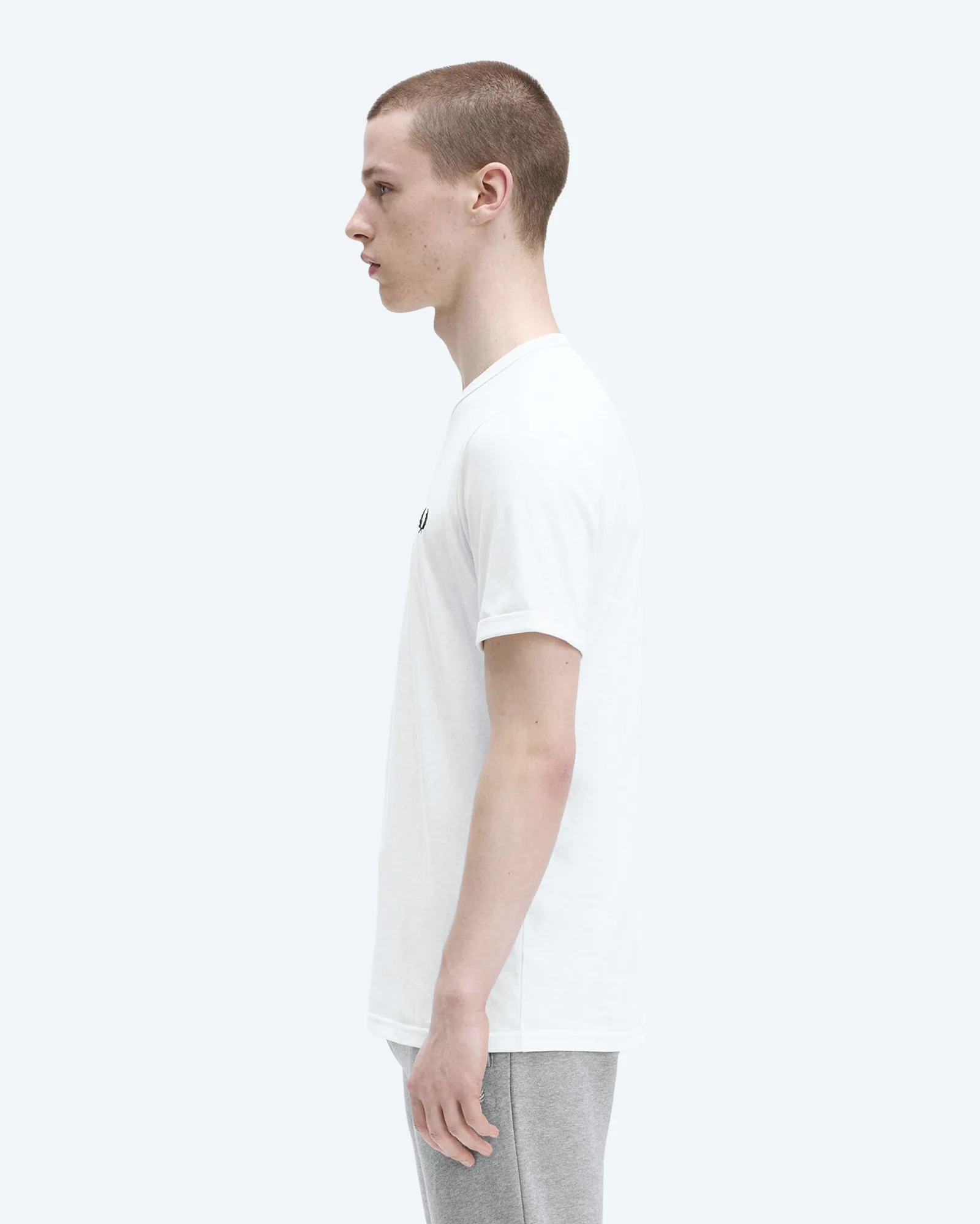 Fred Perry Ringer T-Shirt White