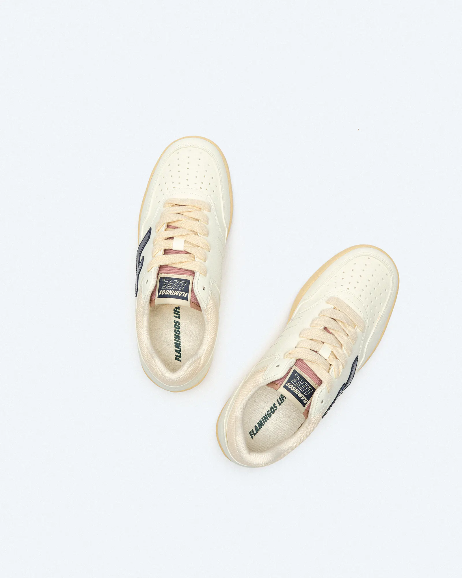 Flamingos Life Retro 90s Sneaker Pearl/Navy/Caramel Flamingos Life Retro 90s Sneaker Pearl/Navy/Caramel