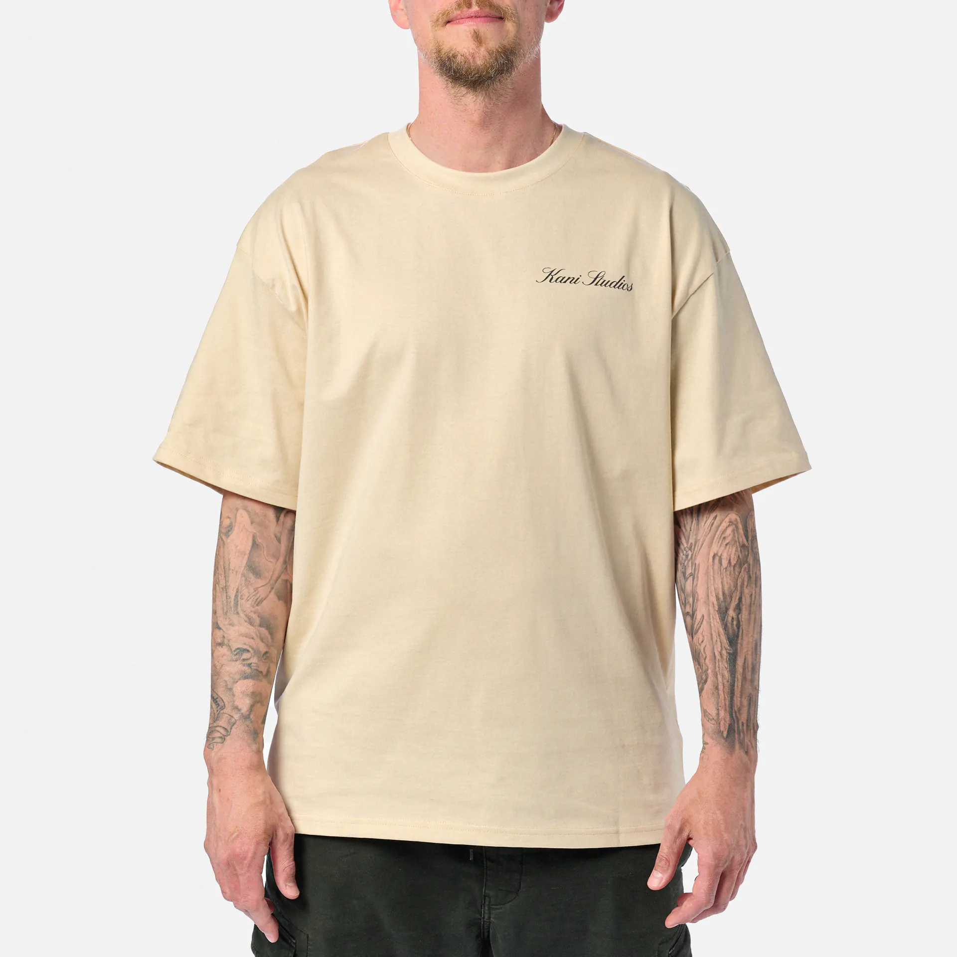 Karl Kani Music Print T-Shirt Beige
