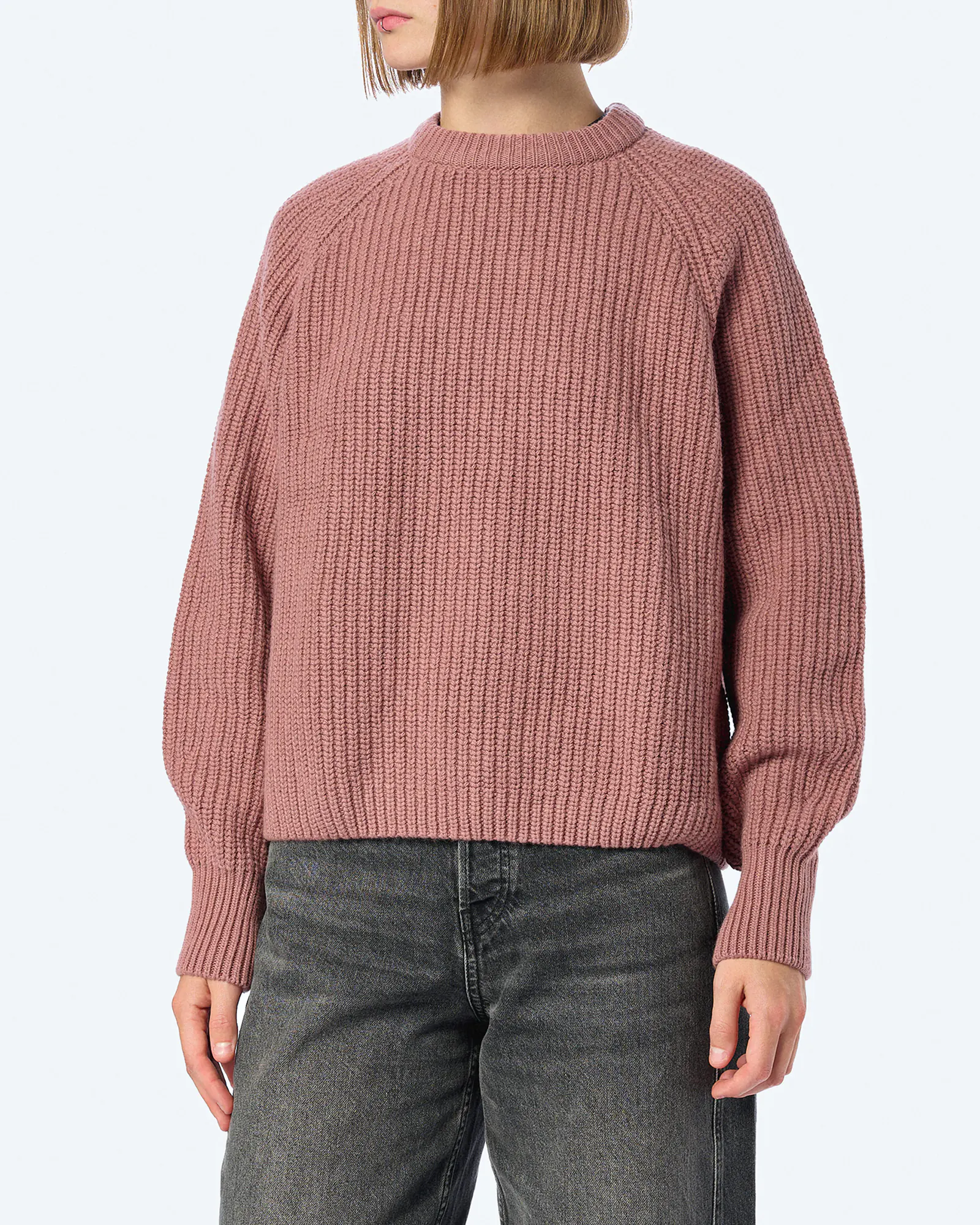 ARMEDANGELS KAAGI Knit Sweatshirt Light Berry ARMEDANGELS KAAGI Knit Sweatshirt Light Berry