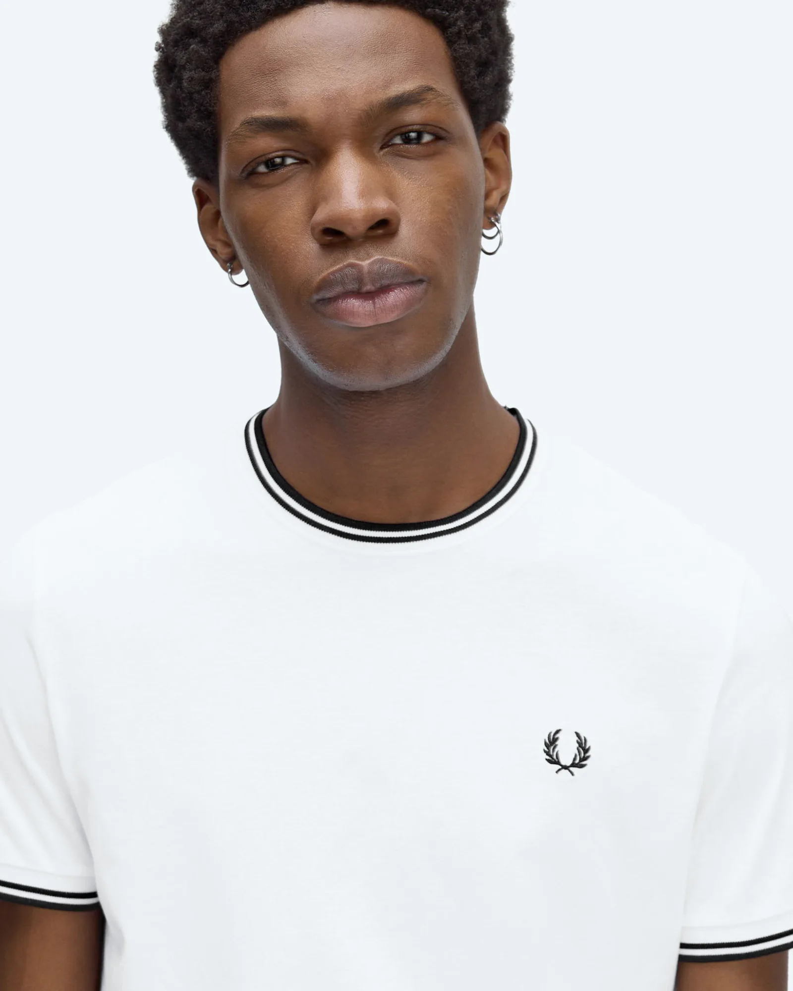 Fred Perry Twin Tipped T-Shirt White