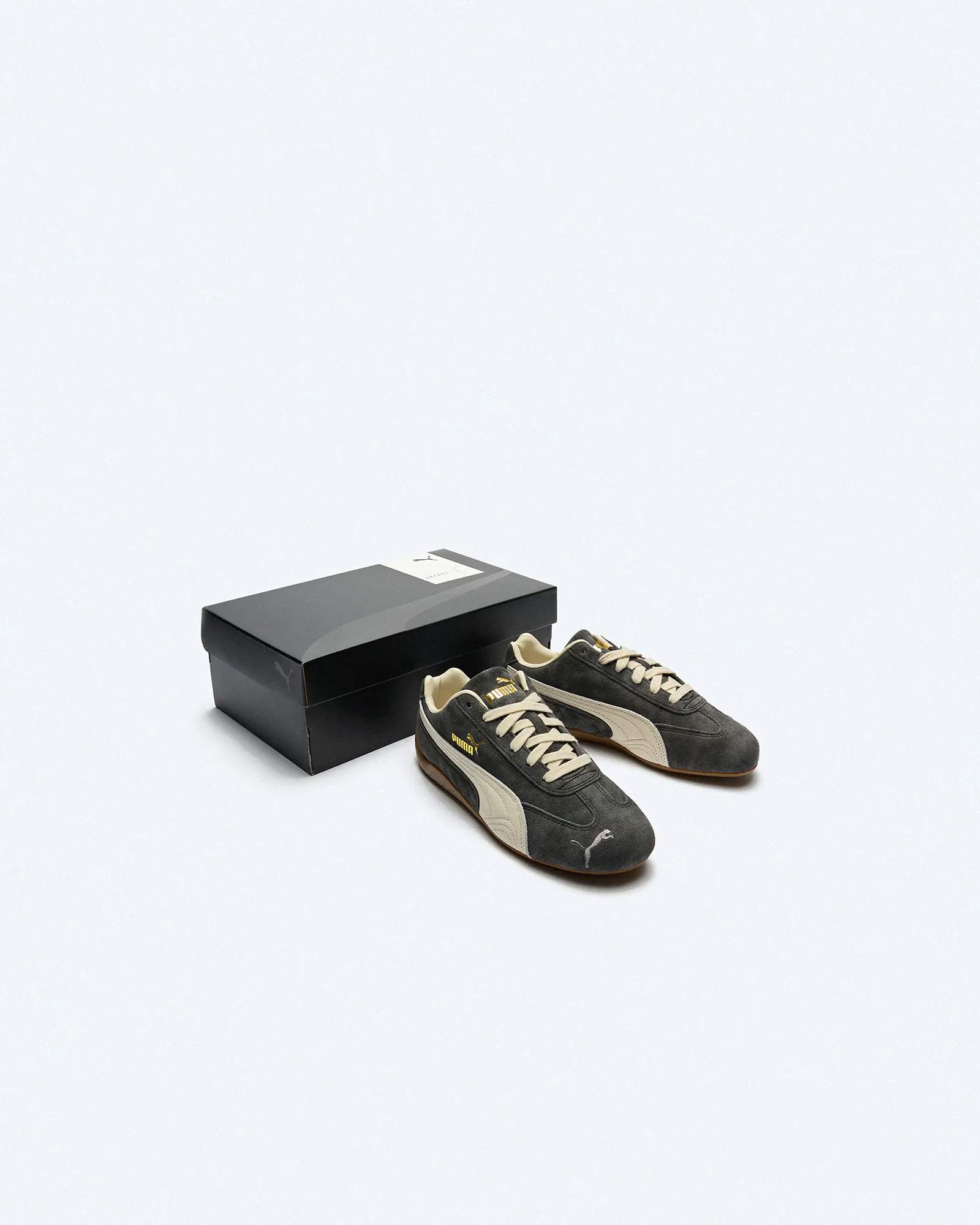 PUMA Speedcat Faded Sneaker Cast Iron/Alpine Snow PUMA Speedcat Faded Sneaker Cast Iron/Alpine Snow