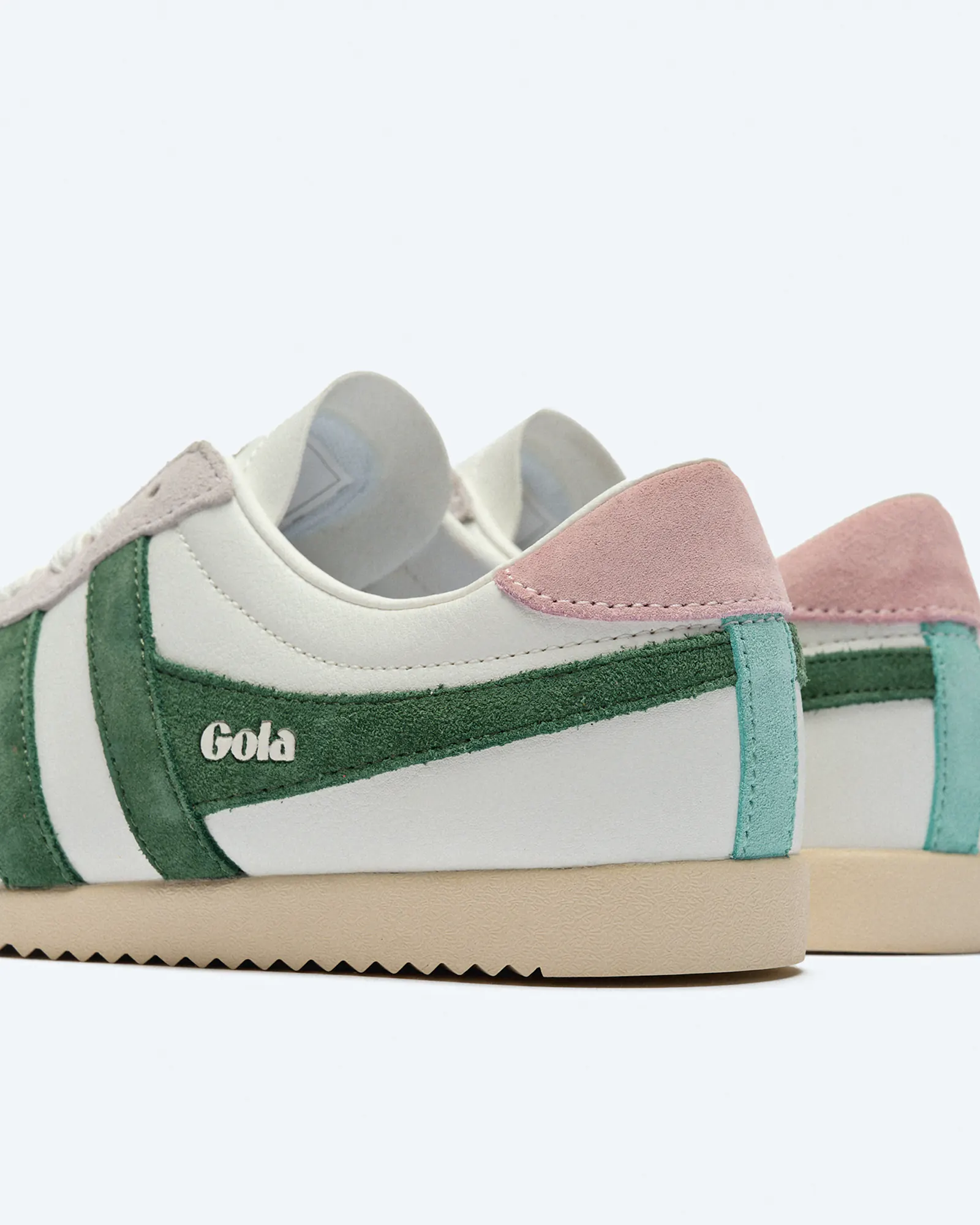 Gola Bullet Pure Sneaker White/Evergreen/Chalk Pink Gola Bullet Pure Sneaker White/Evergreen/Chalk Pink