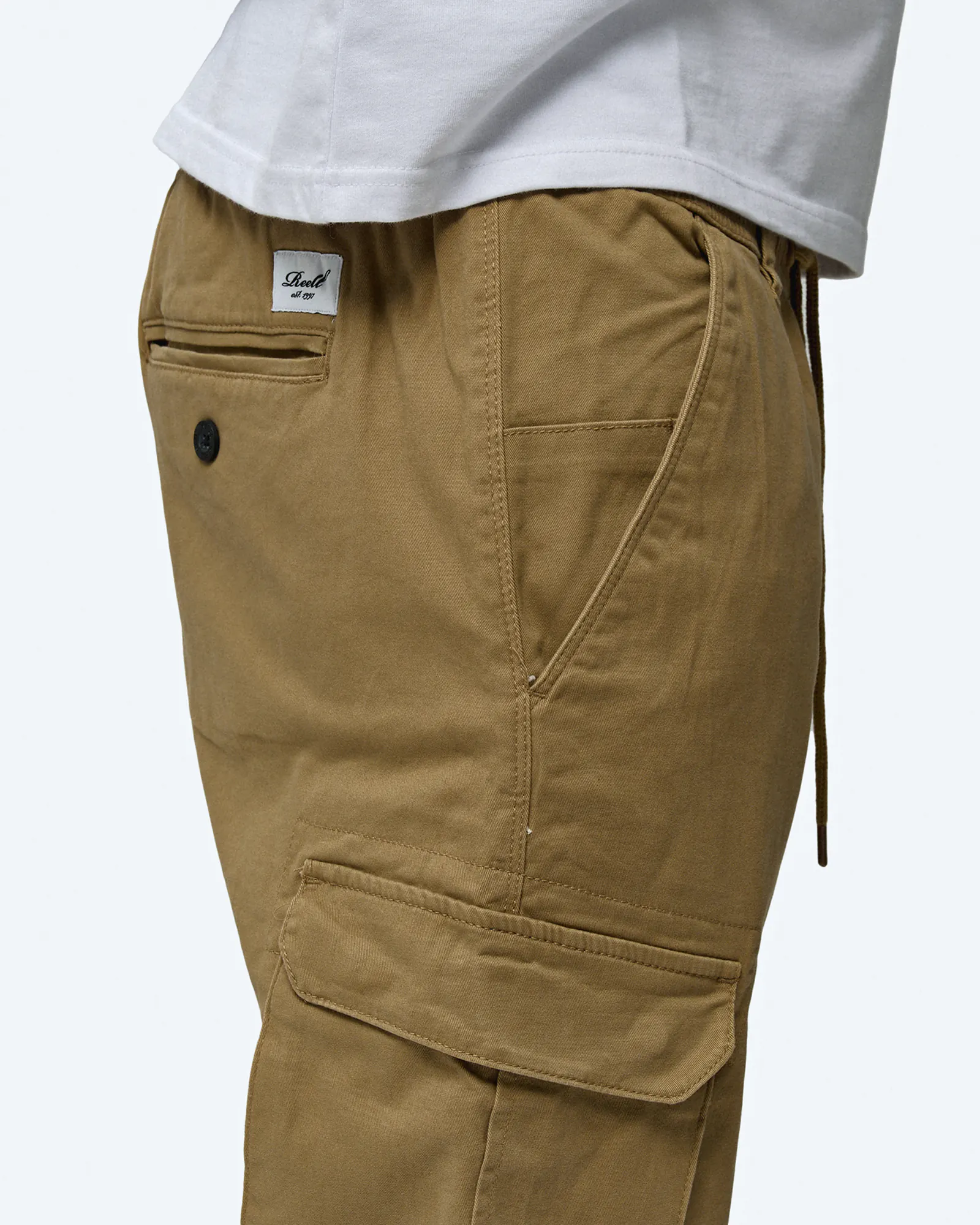 Reell Reflex Rib Cargo Pant Dark Sand Reell Reflex Rib Cargo Pant Dark Sand