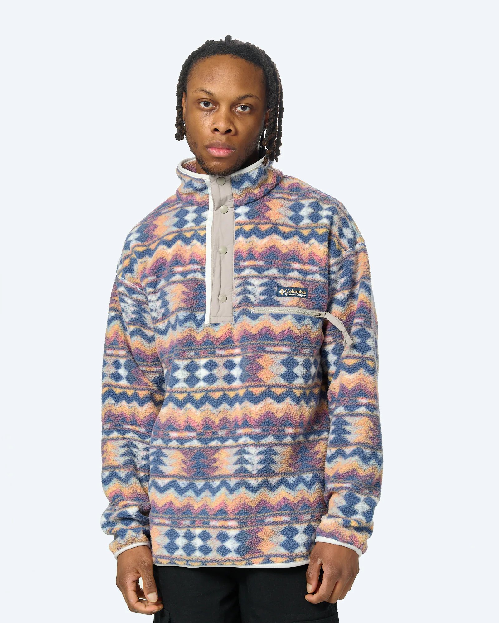 Columbia Helvetia™ II Printed Half Snap Fleece Sea Salt/Retrotree