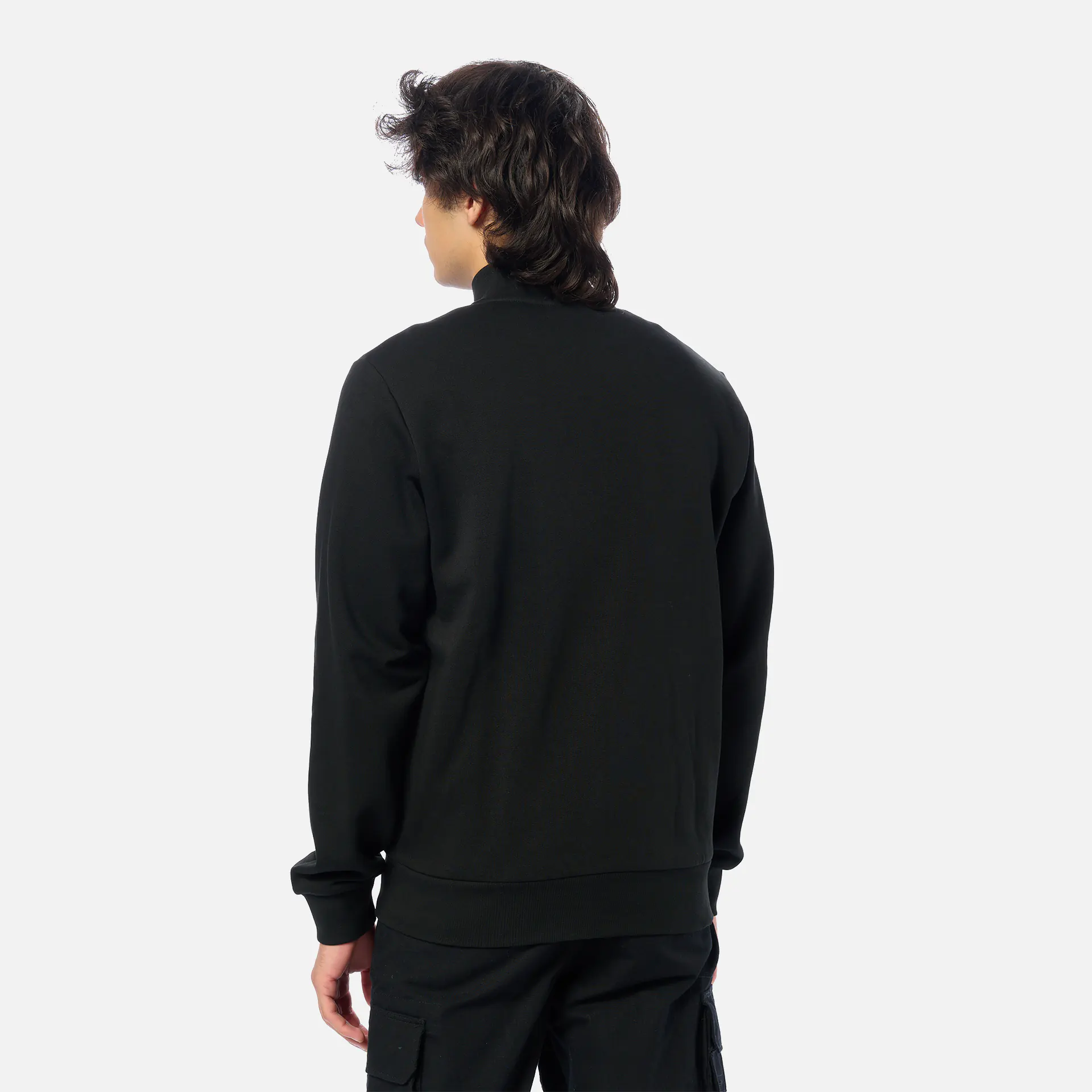 Lacoste Zip Sweatshirt Black