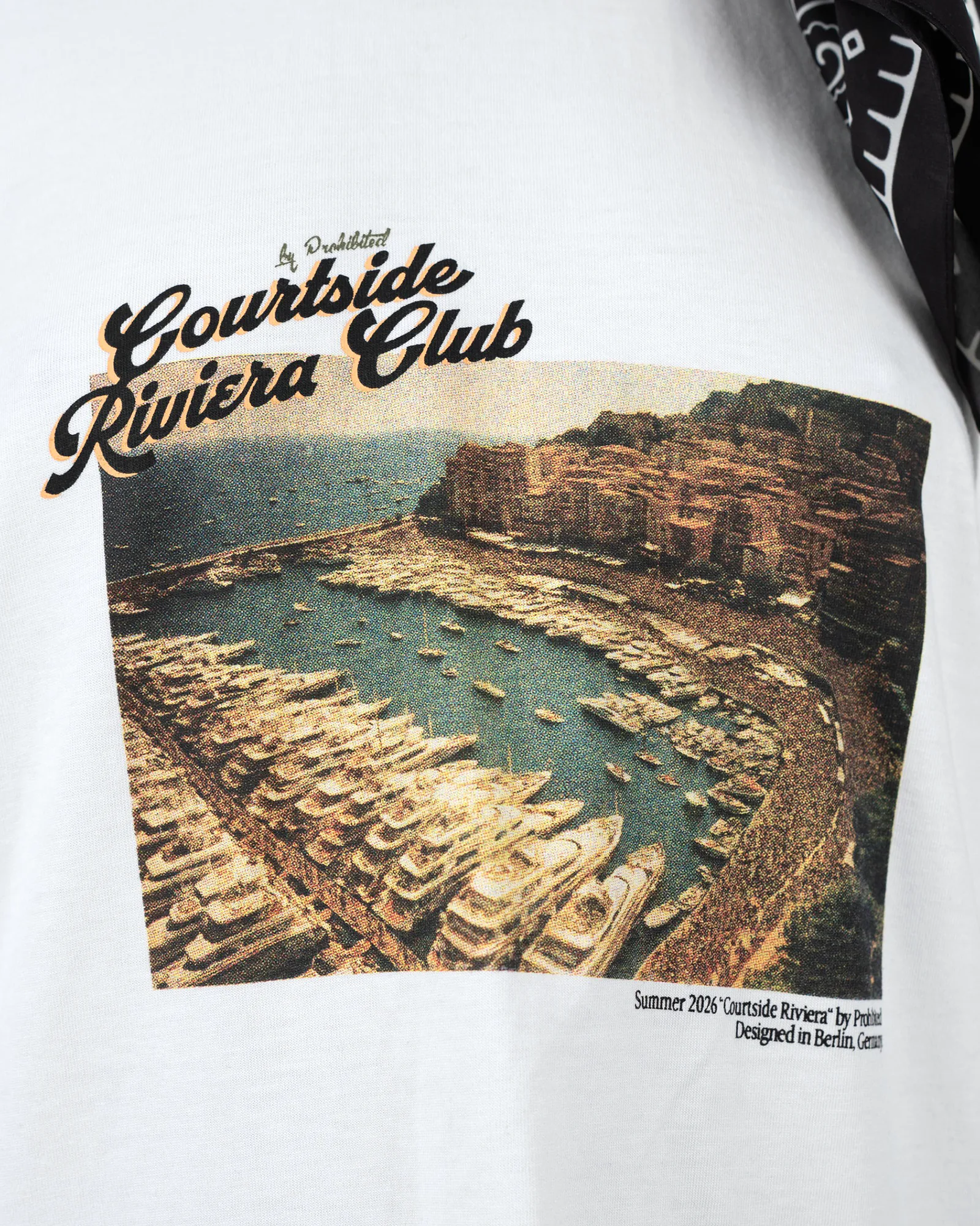 Champagne Courtside T-Shirt Off-White