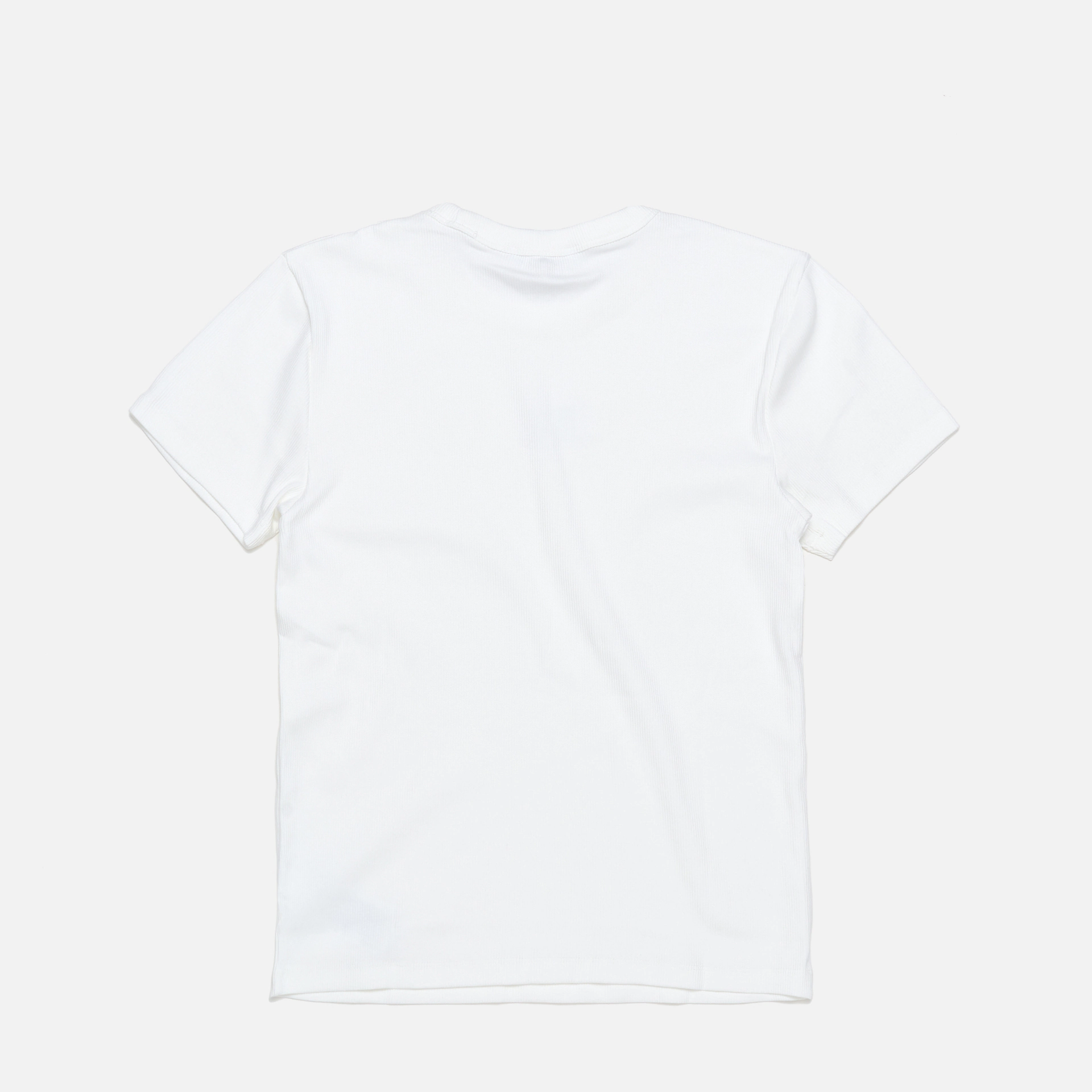 Calvin Klein Jeans Woven Label Rib Regular Tee Bright White
