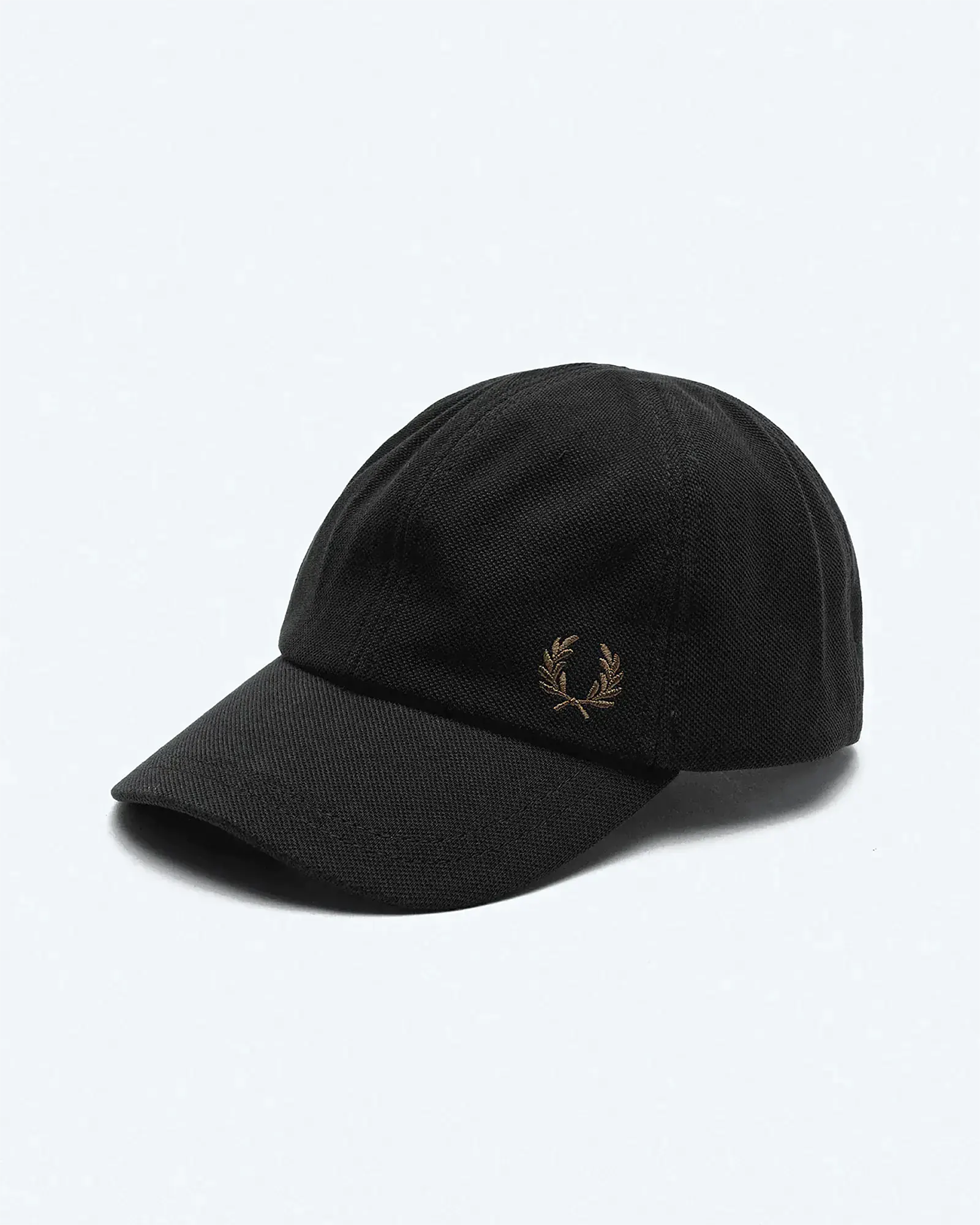 Fred Perry Pique Classic Cap Black/Shaded Stone