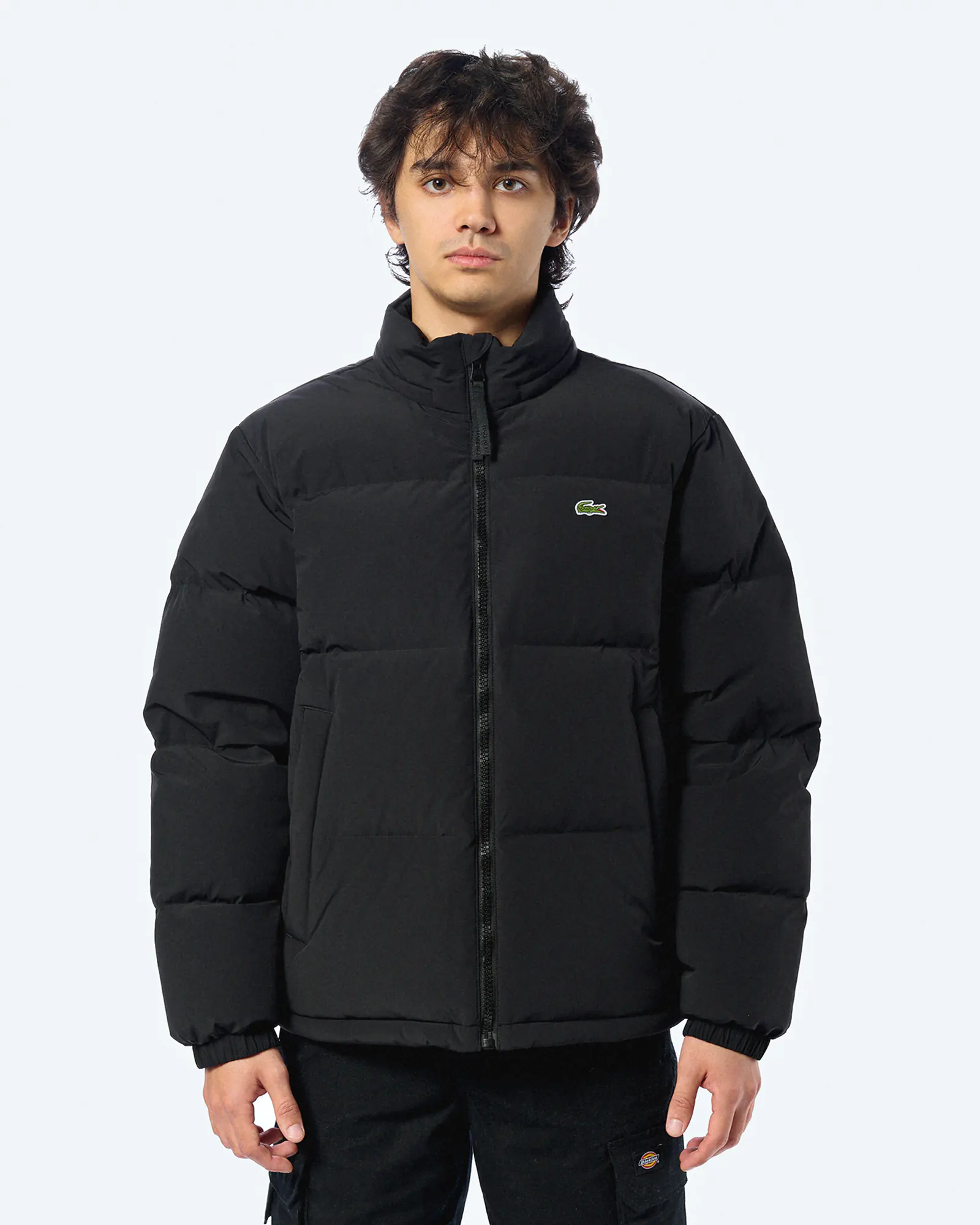 Lacoste Water Repellend Pufferjacket Black Lacoste Water Repellend Pufferjacket Black