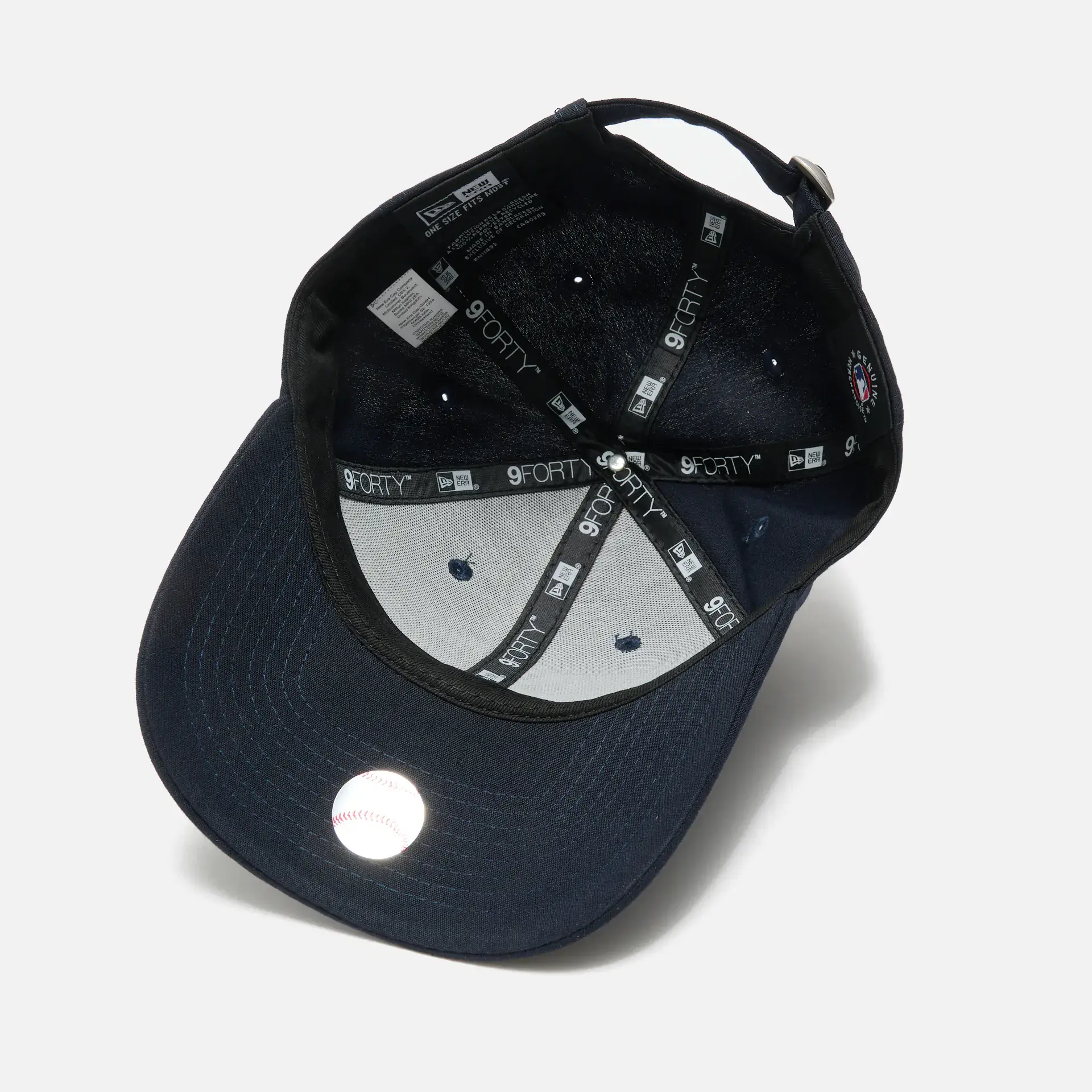 New Era MLB NY Yankees Repreve 9Forty Strapback Cap Navy/Navy