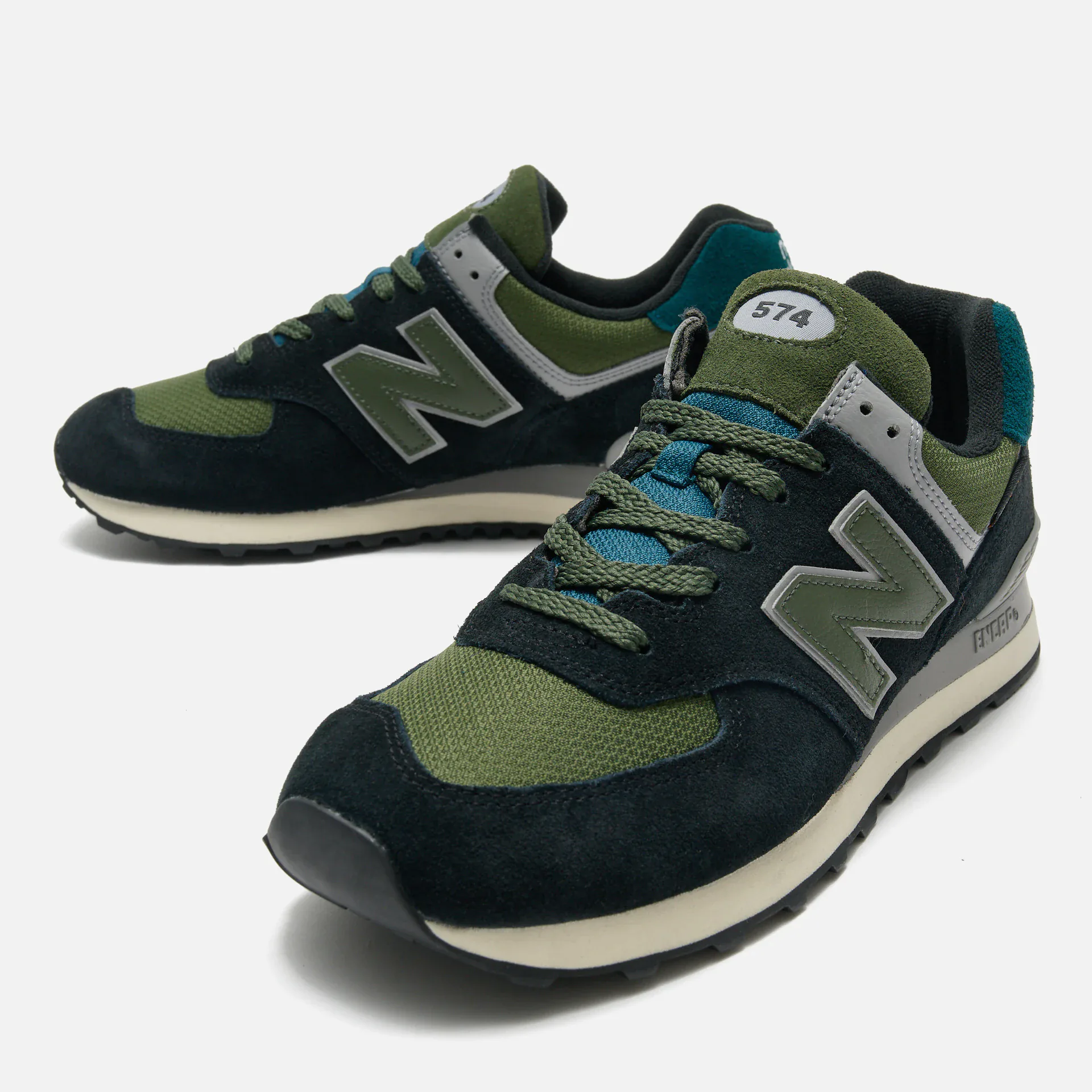 New Balance U574KBG Sneaker Black/Green