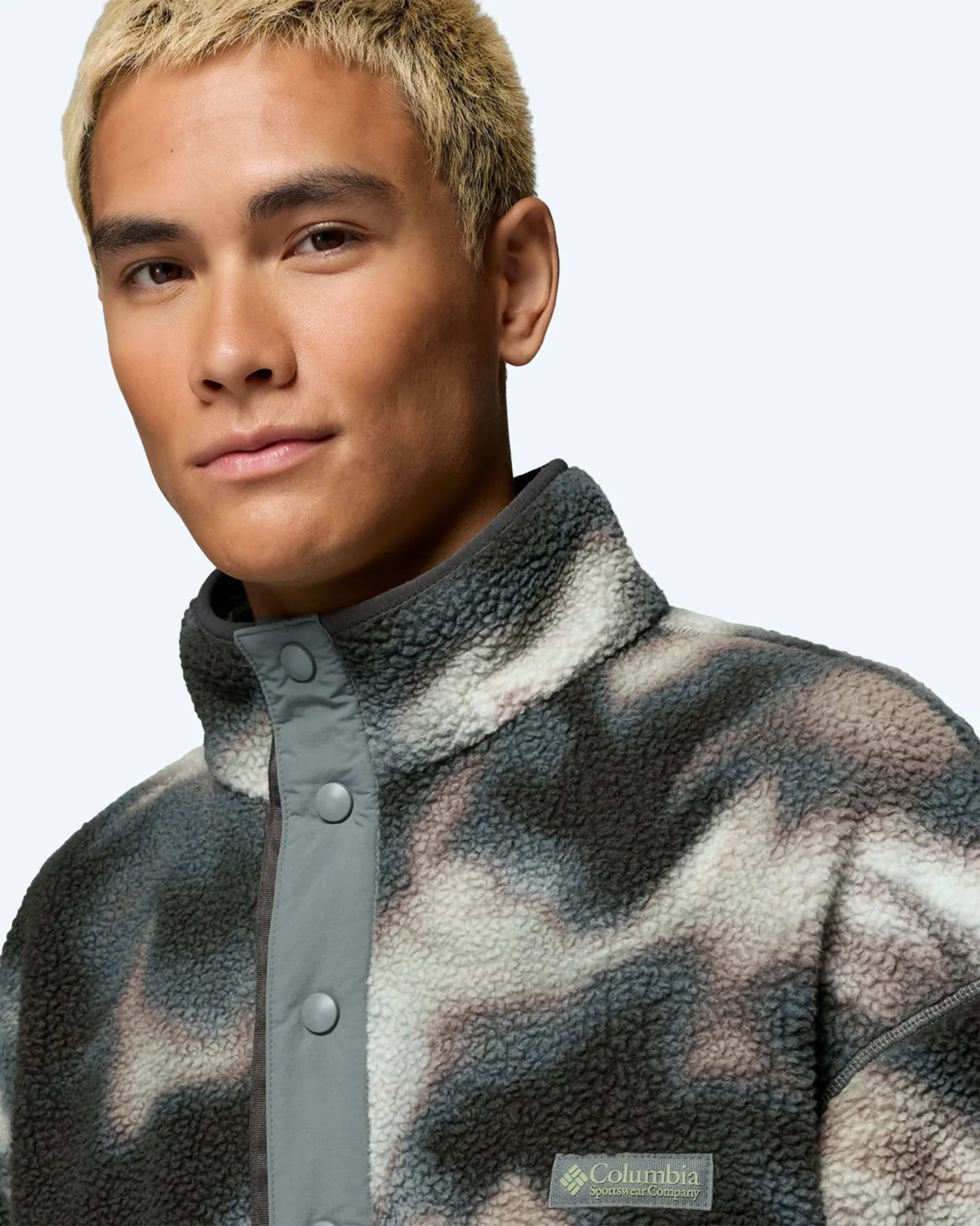 Helvetia™ II Printed Half Snap Fleece Sedona Sage Dye