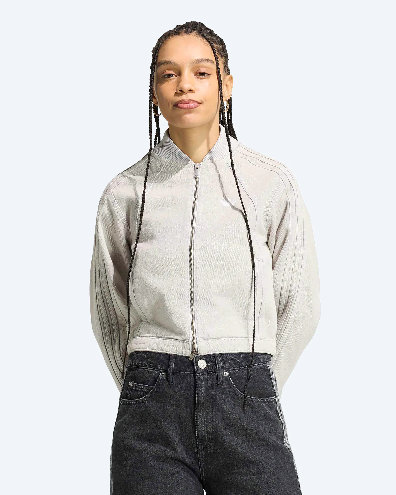 SST 2.0 Denim Track Top Clear Grey Denim
