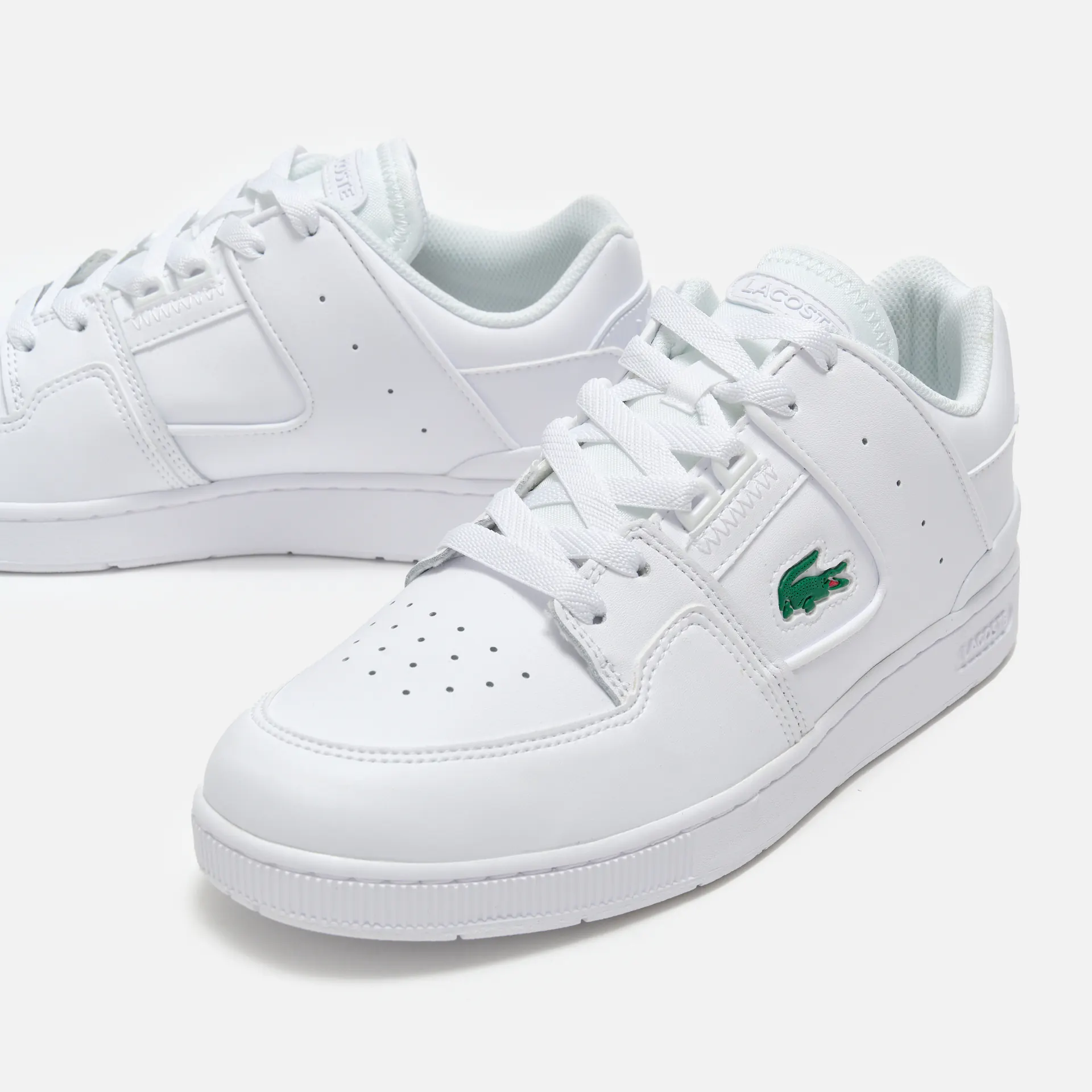 Lacoste white hotsell tennis shoes