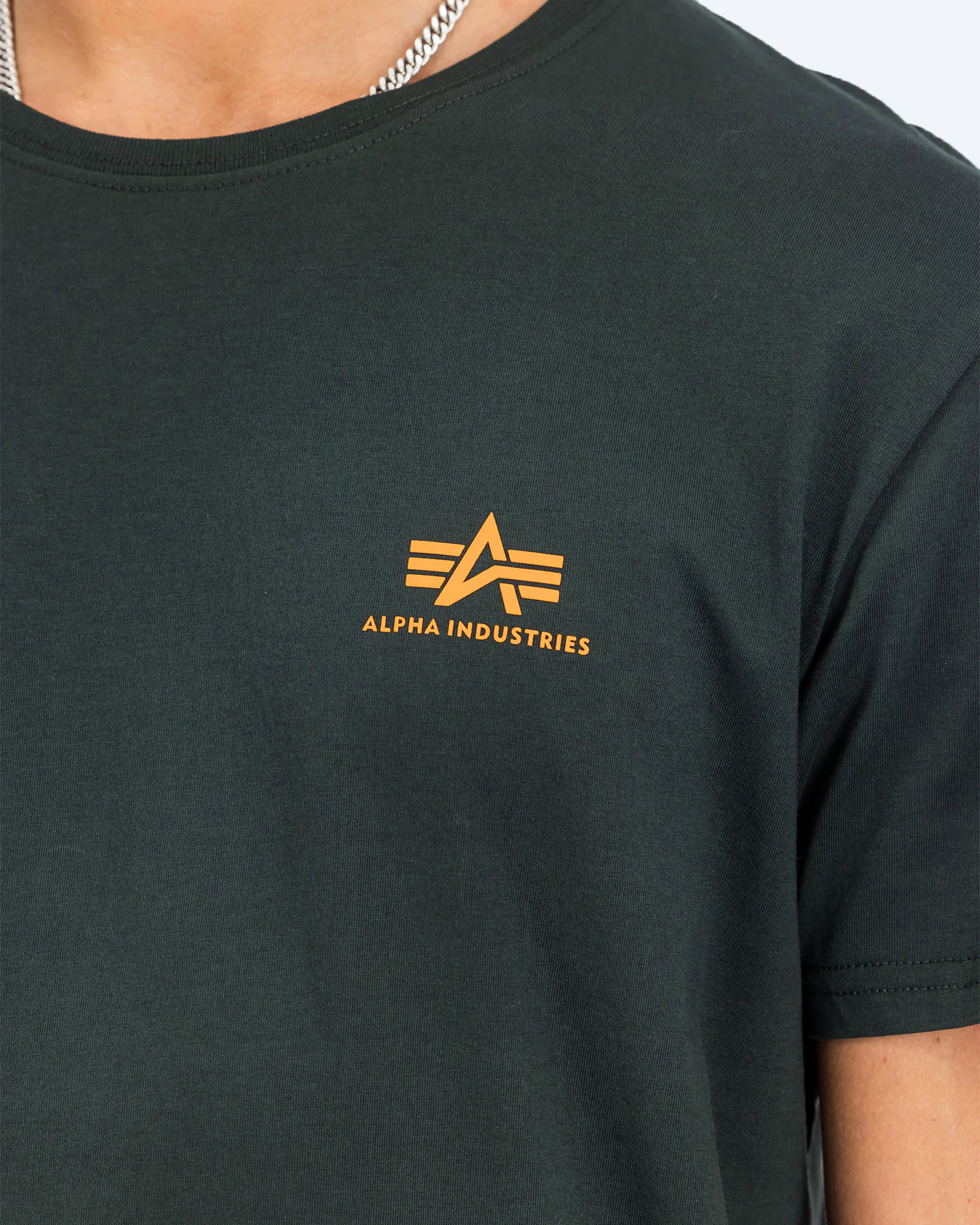 Basic T-Shirt Small Logo Dark Petrol