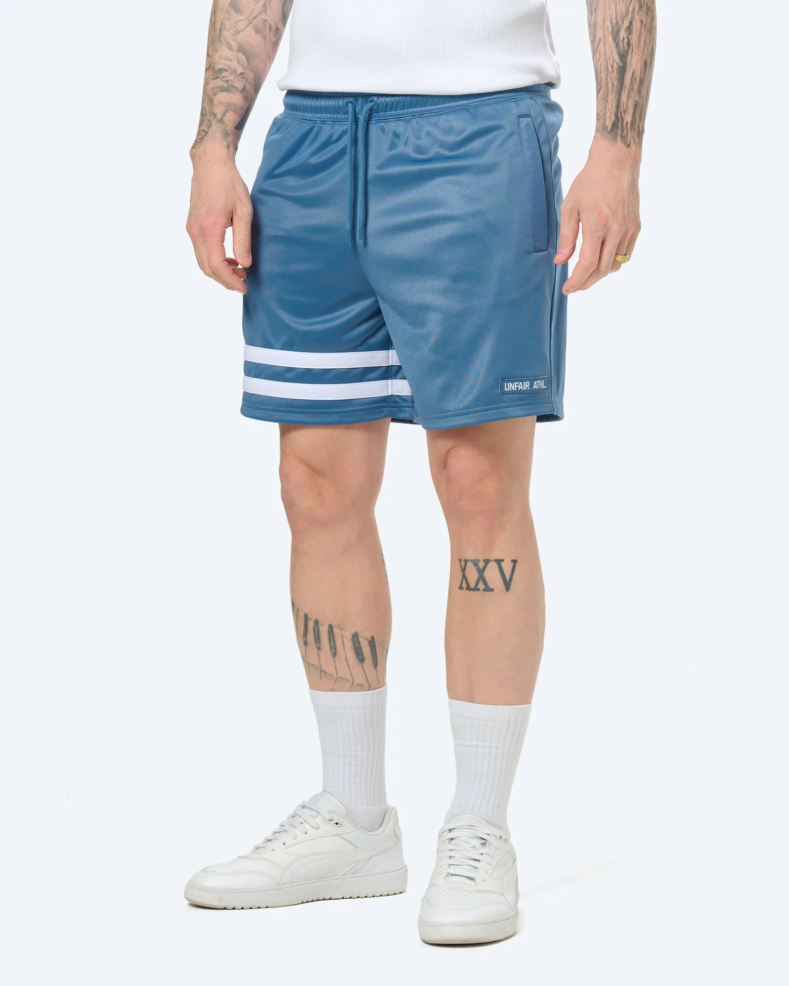 Unfair Athletics DMWU Athletic Shorts Moonlight Blue