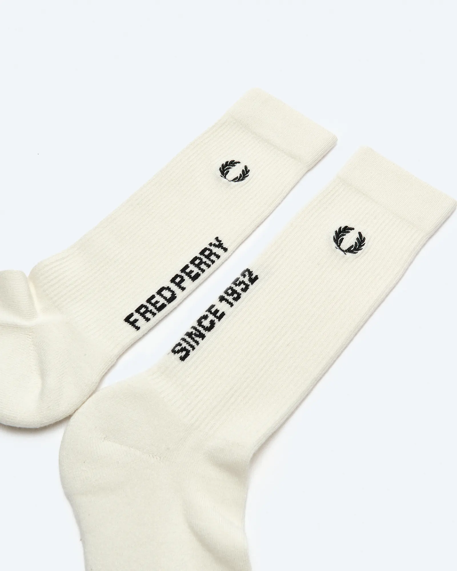 Fred Perry Bold Branding Sock Snow White