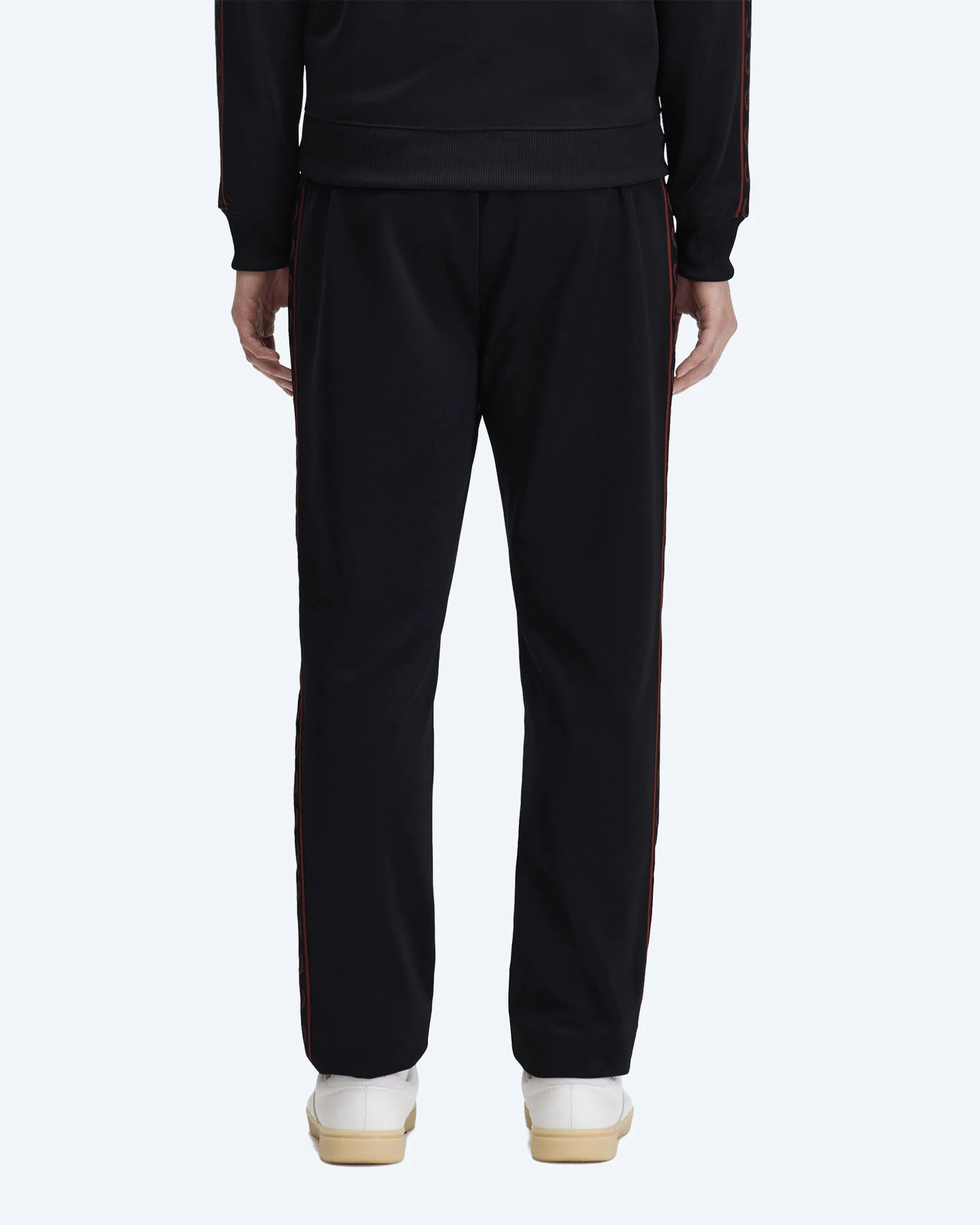 Contrast Tape Track Pant Black