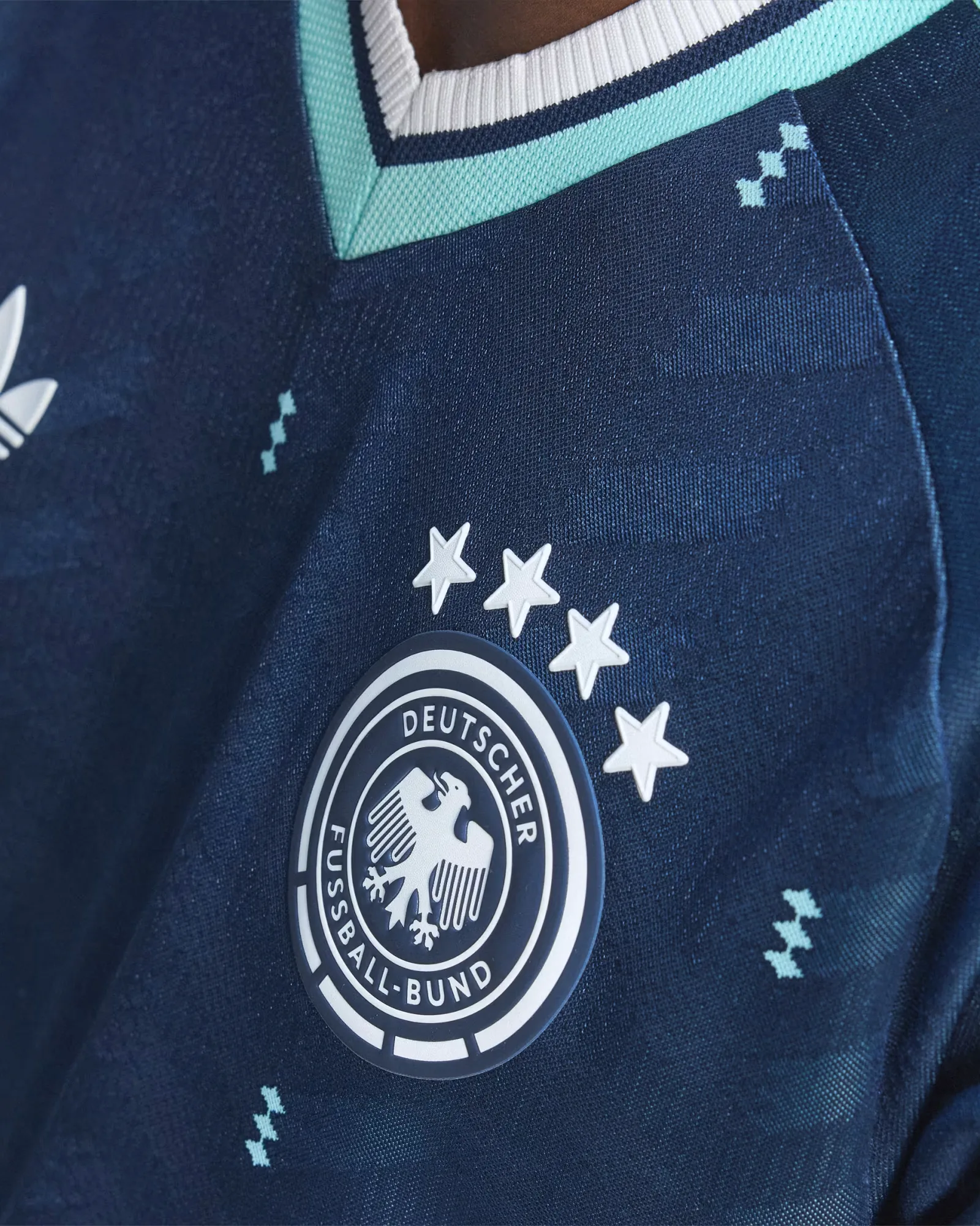 DFB Germany 26 Away Authentic Jersey Navy