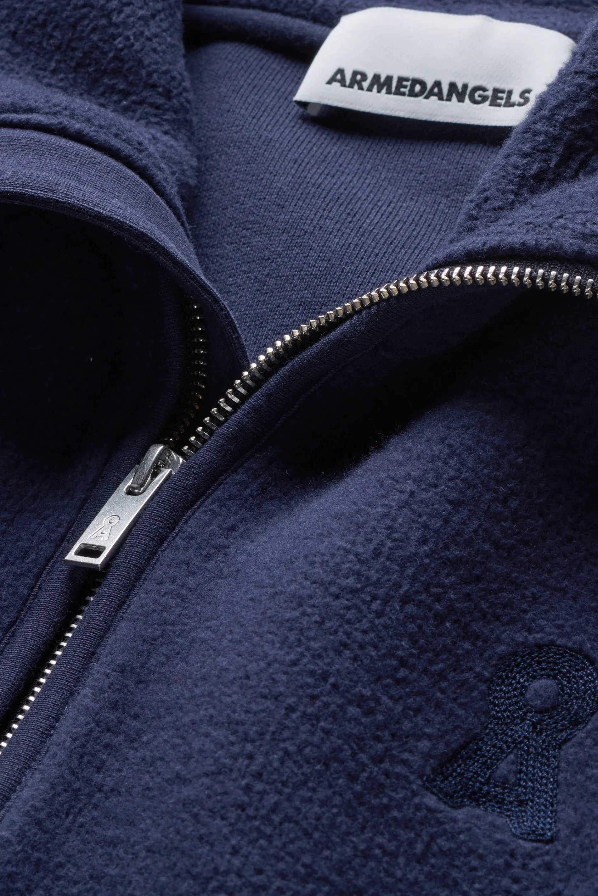 ARMEDANGELS HAARLEENAA COTTON FLEECE Sweatshirt Tinted Navy