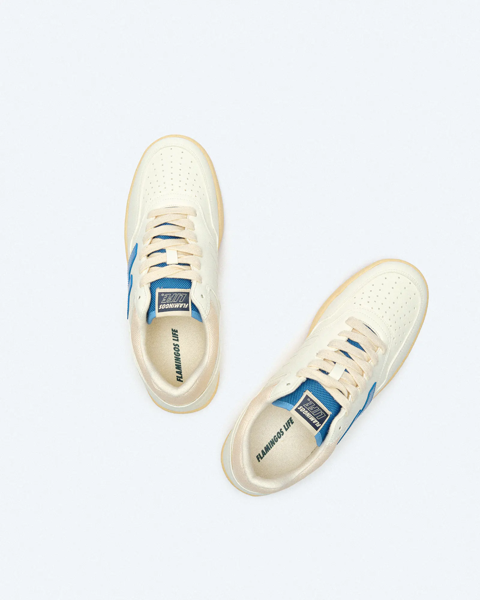 Flamingos Life Retro 90s Sneaker Pearl Indaco Caramel Flamingos Life Retro 90s Sneaker Pearl Indaco Caramel