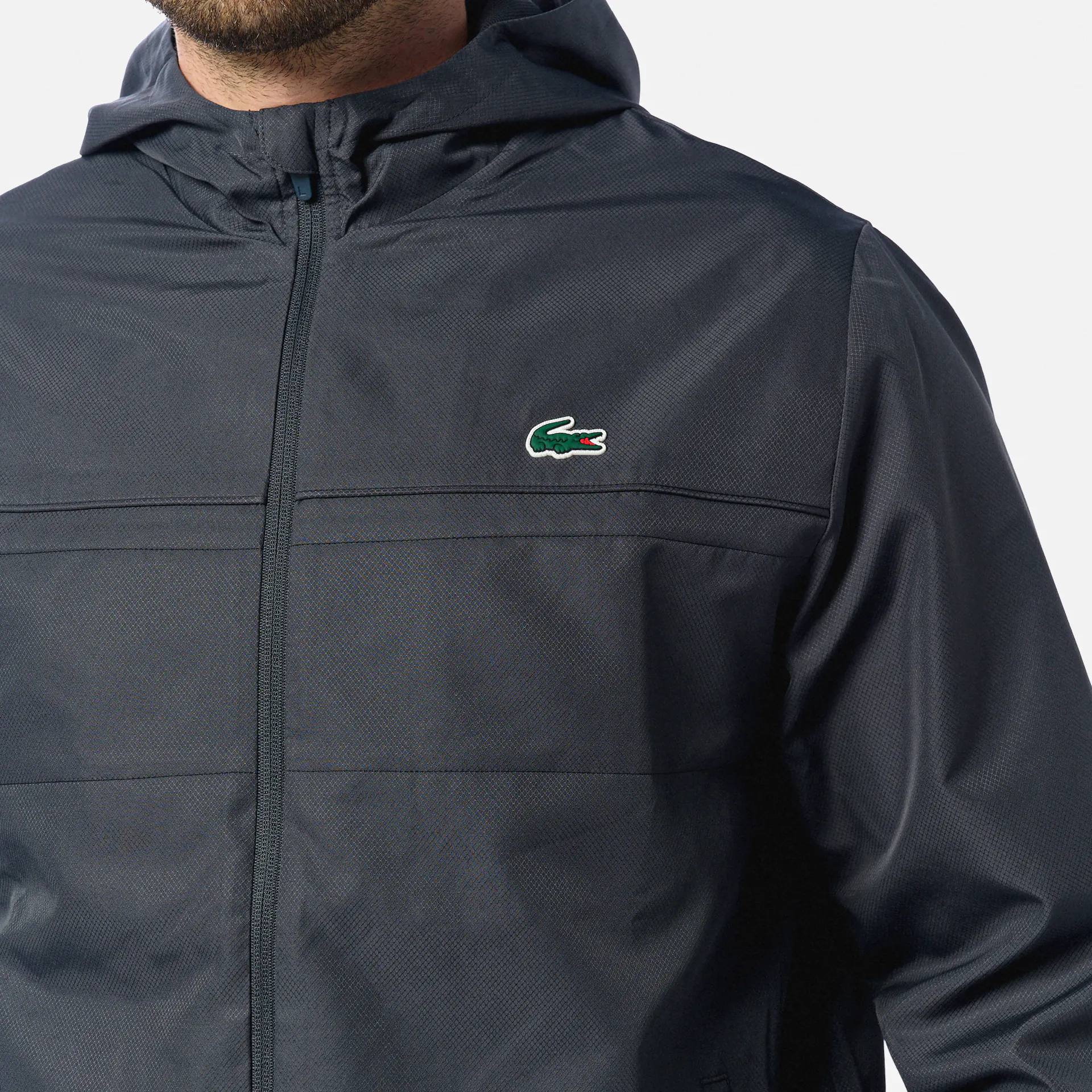 Lacoste Sport Water Repellent Track Jacket Graphite/Graphite