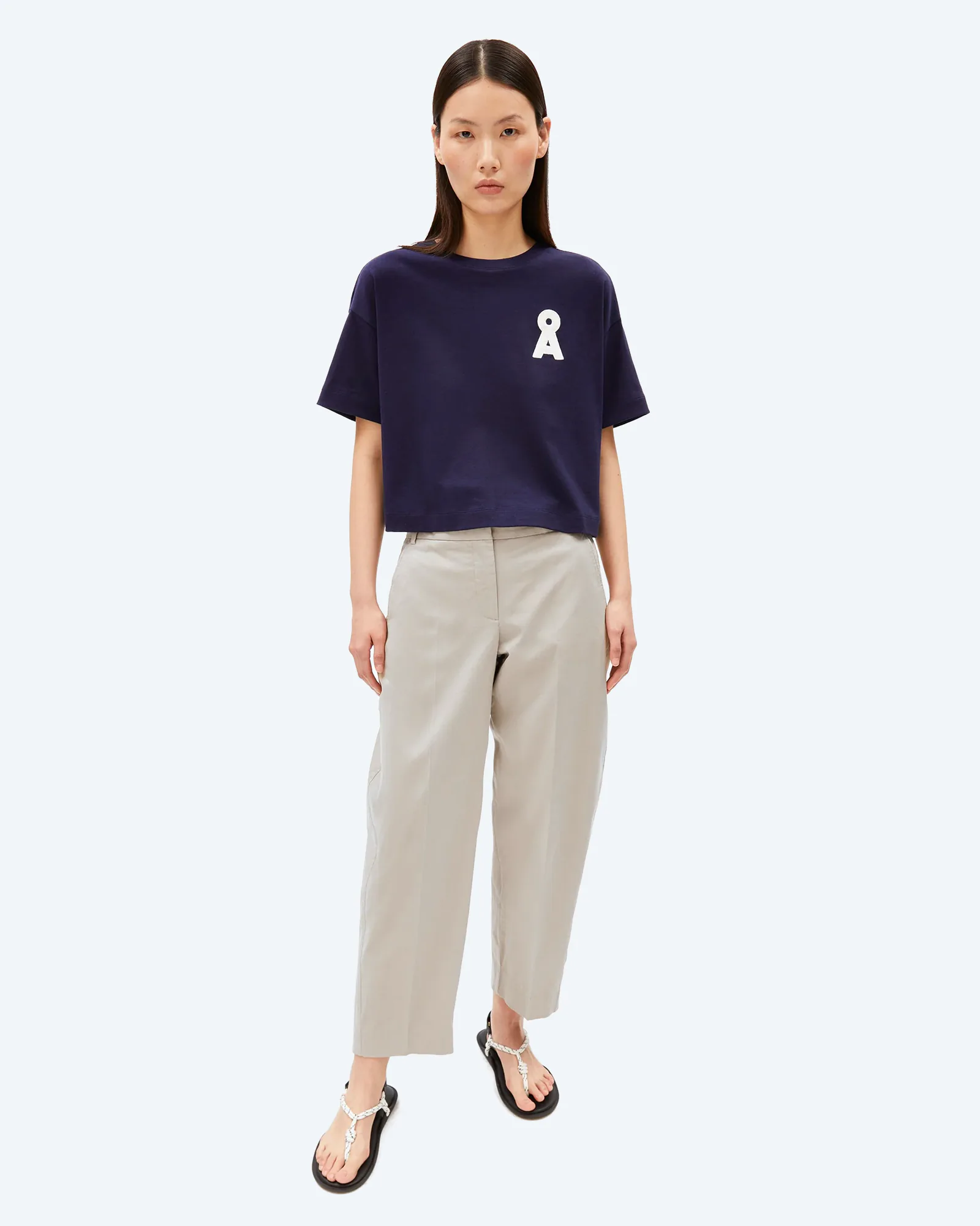 ARMEDANGELS ALBERTARAA T-SHIRT Tinted Navy