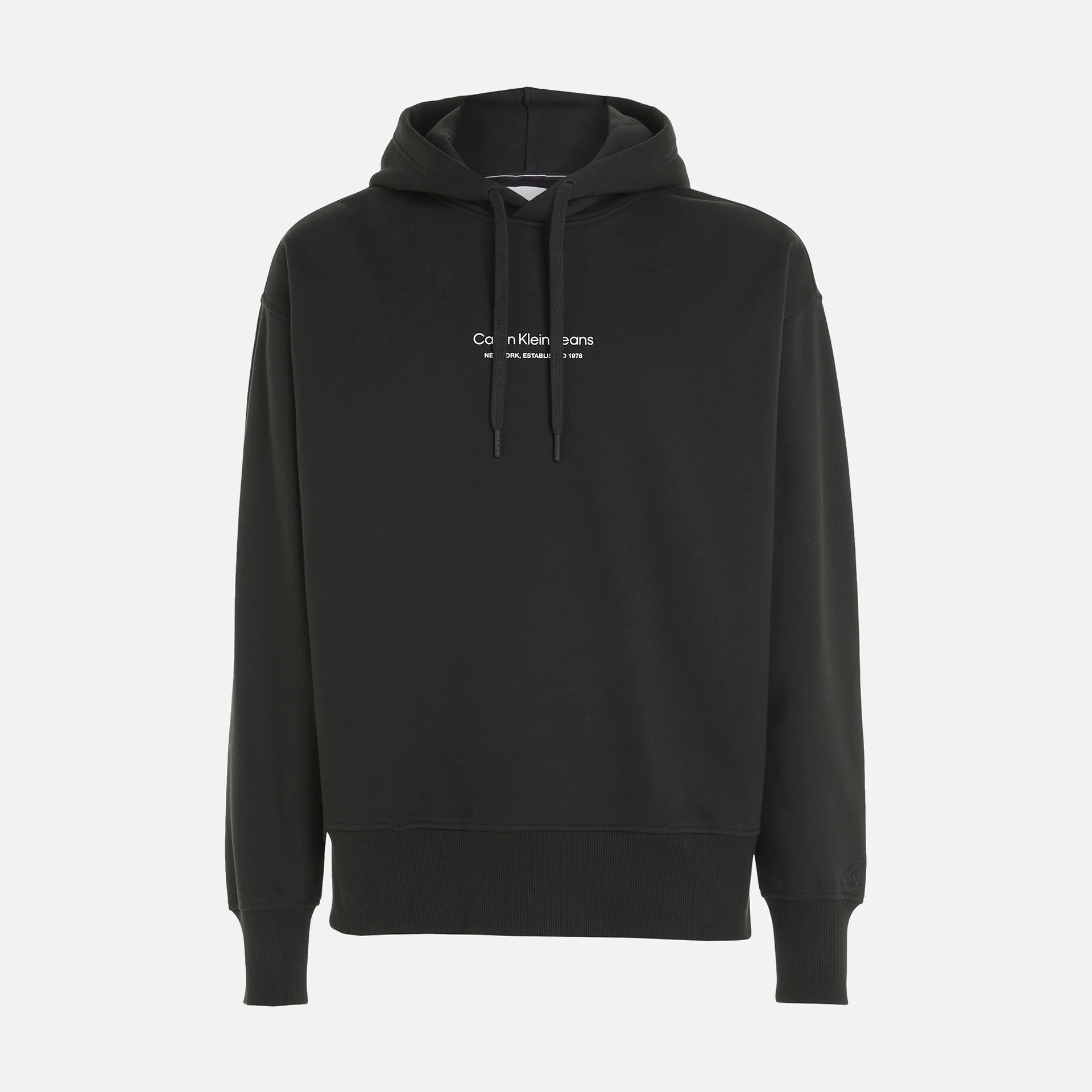 Calvin Klein Jeans Illusion Logo Hoodie CK Black