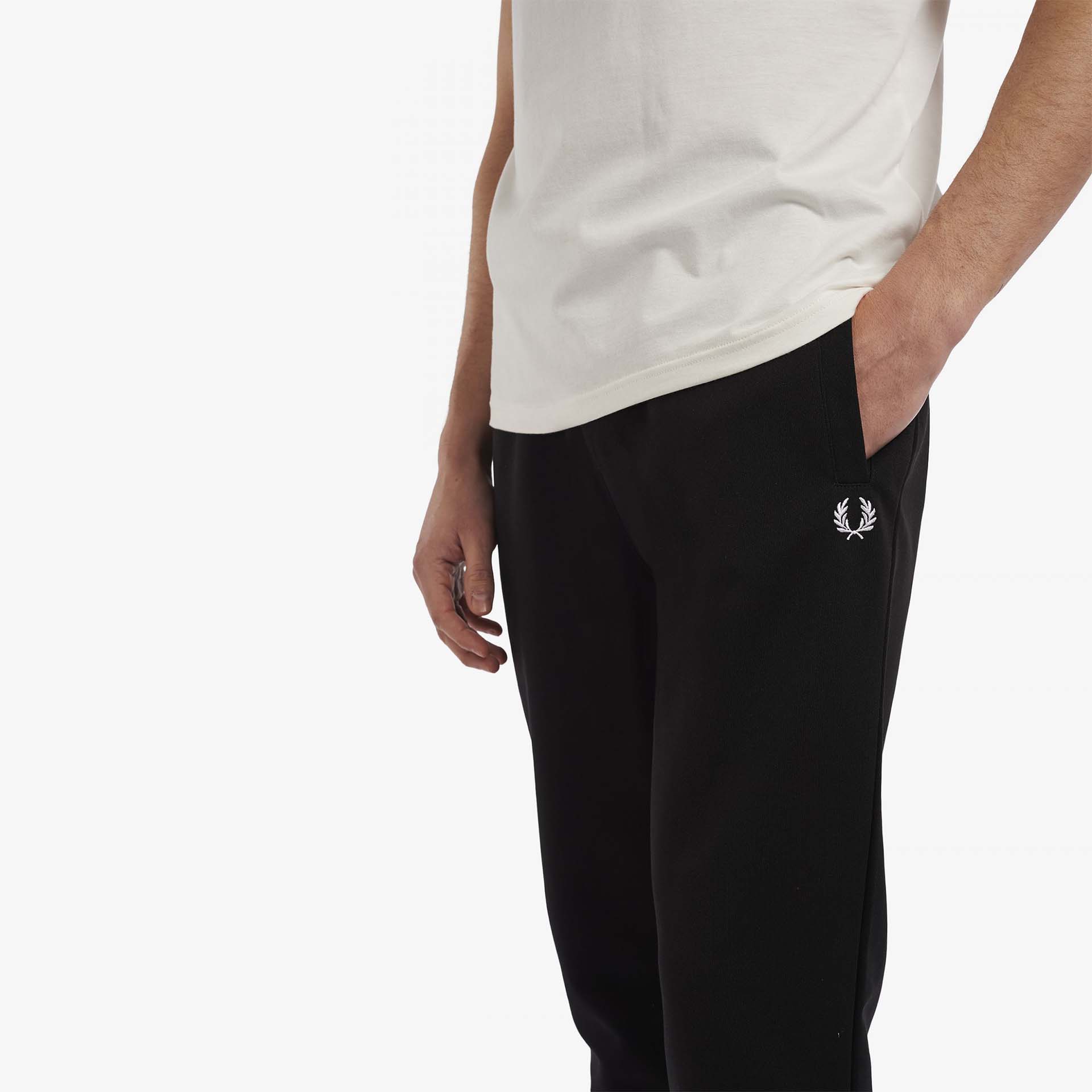 Fred Perry Reverse Tricot Track Pant Black