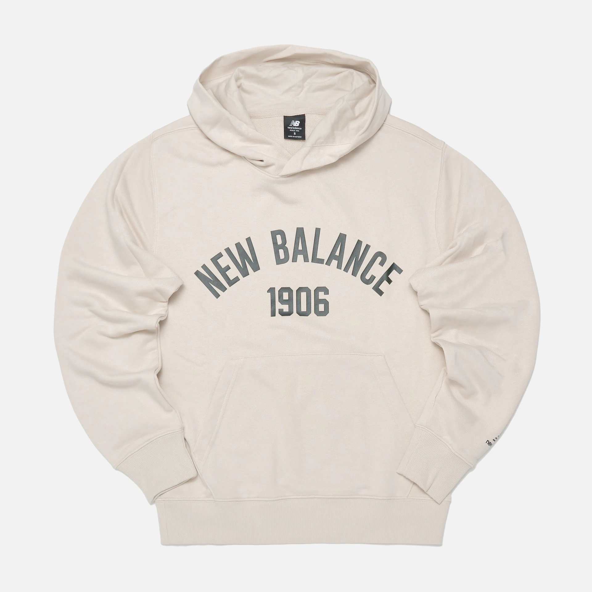 New Balance Essential Fleece Hoodie Washed White