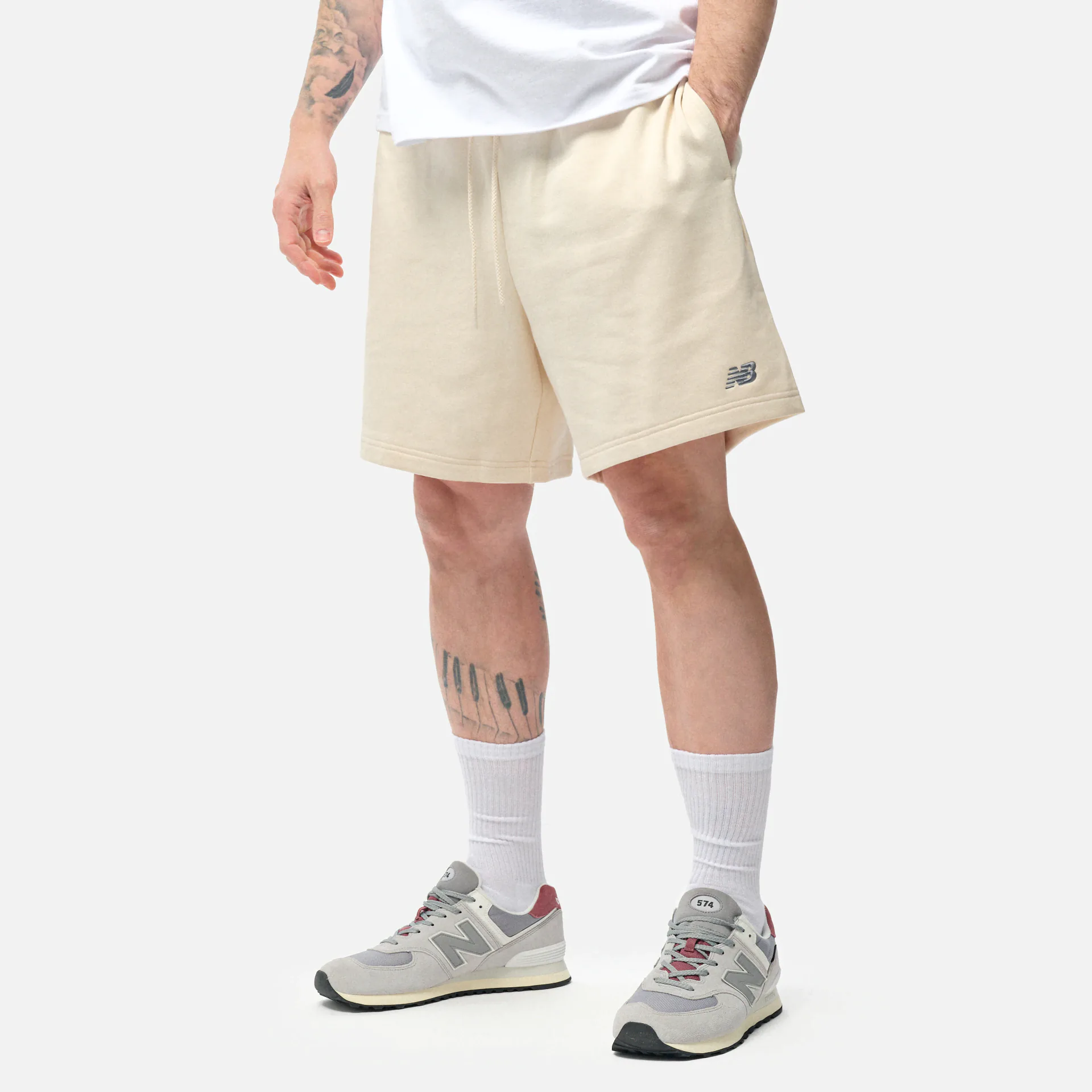 New Balance Sport Essentials French Terry Short Linen