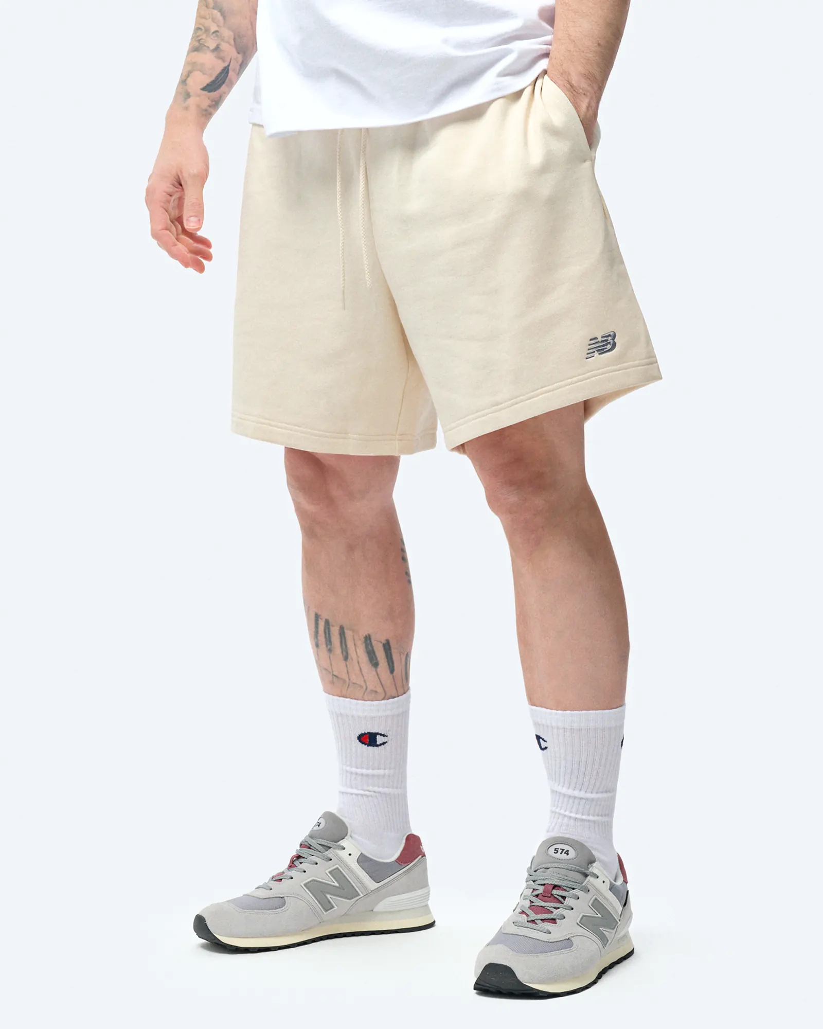 New Balance Sport Essentials French Terry Short Linen