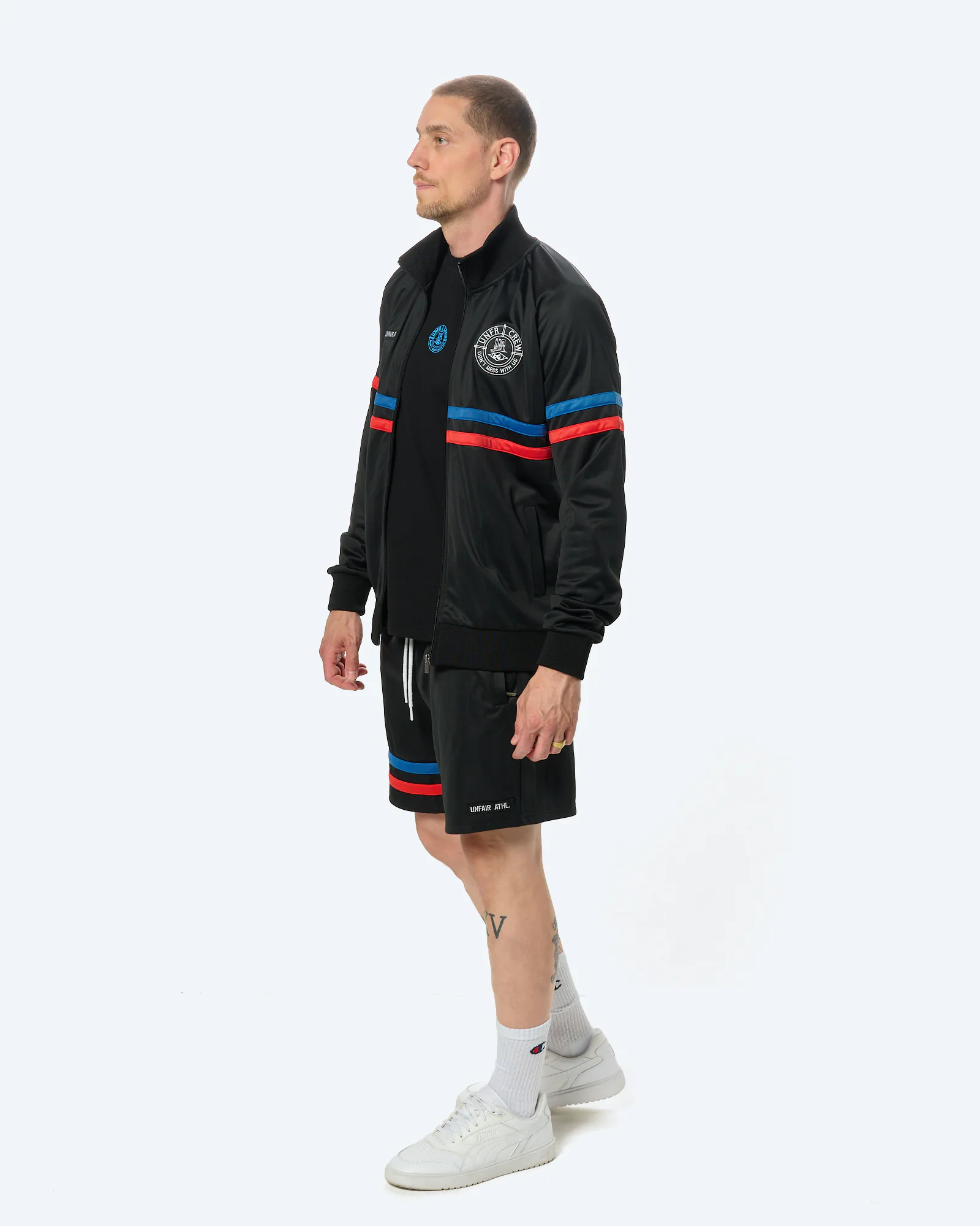 DMWU Tracktop Black Tricolore