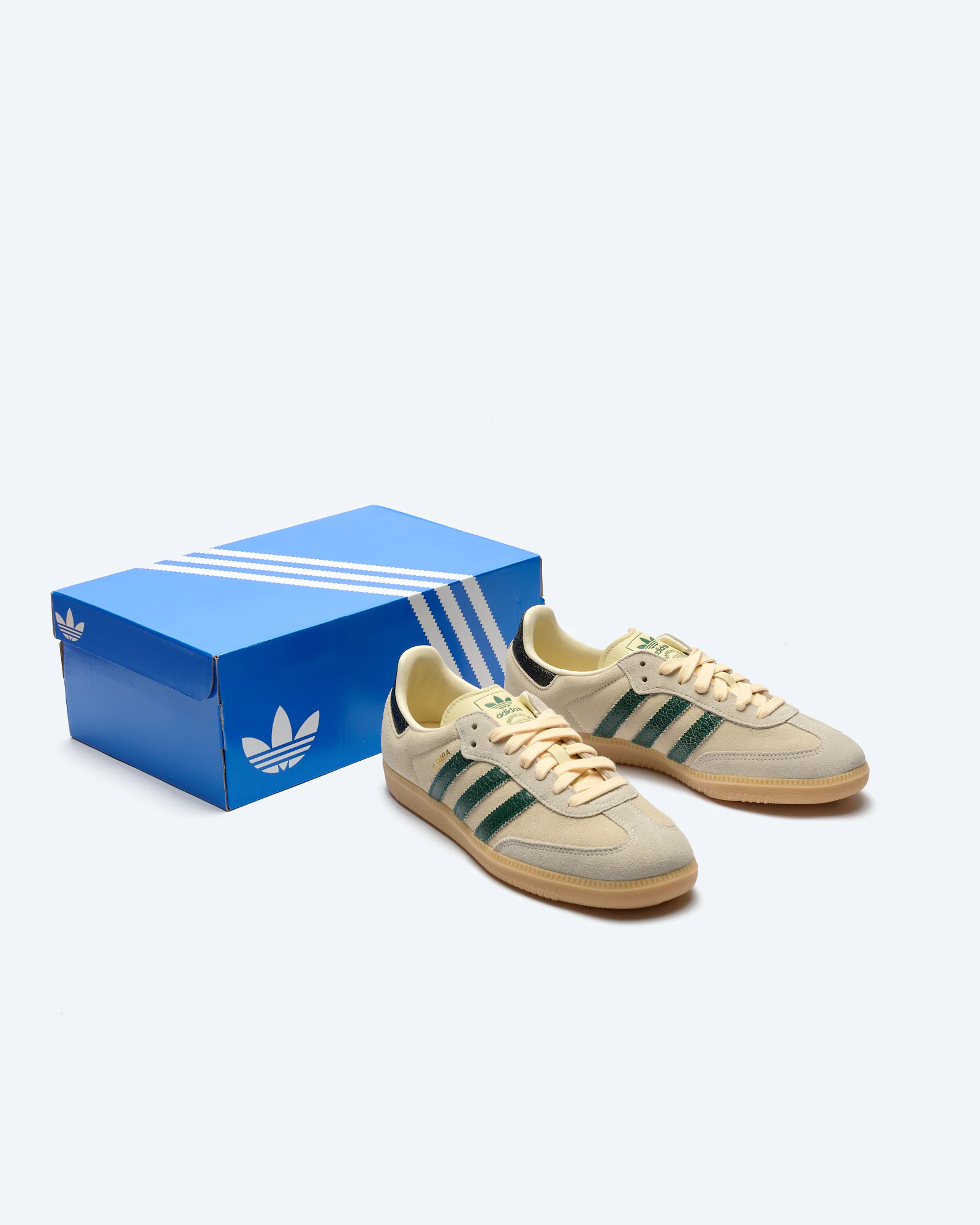 Originals Samba OG Sneaker Core White/Core Green/Magic Beige