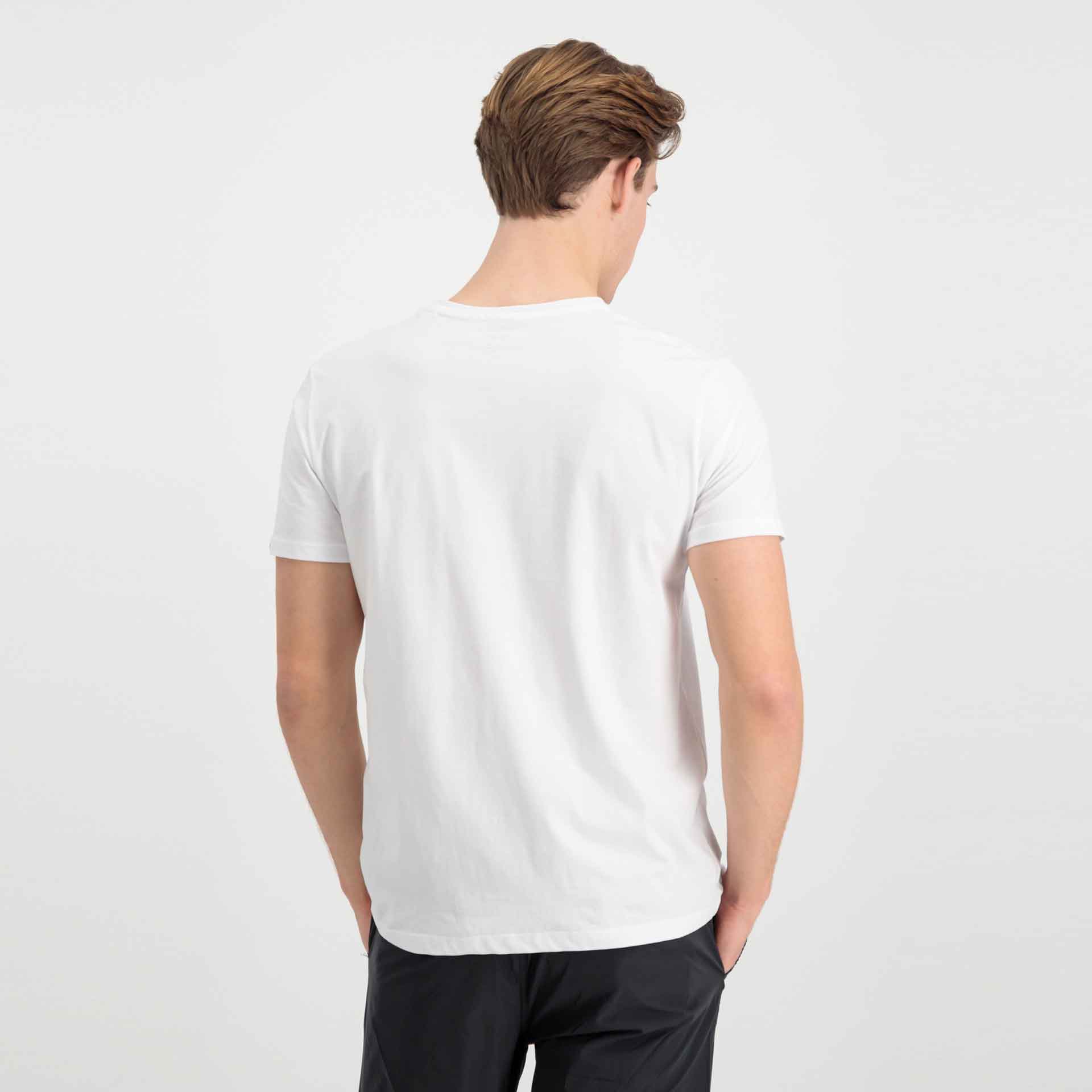 Alpha Industries Basic T-Shirt Small Logo White