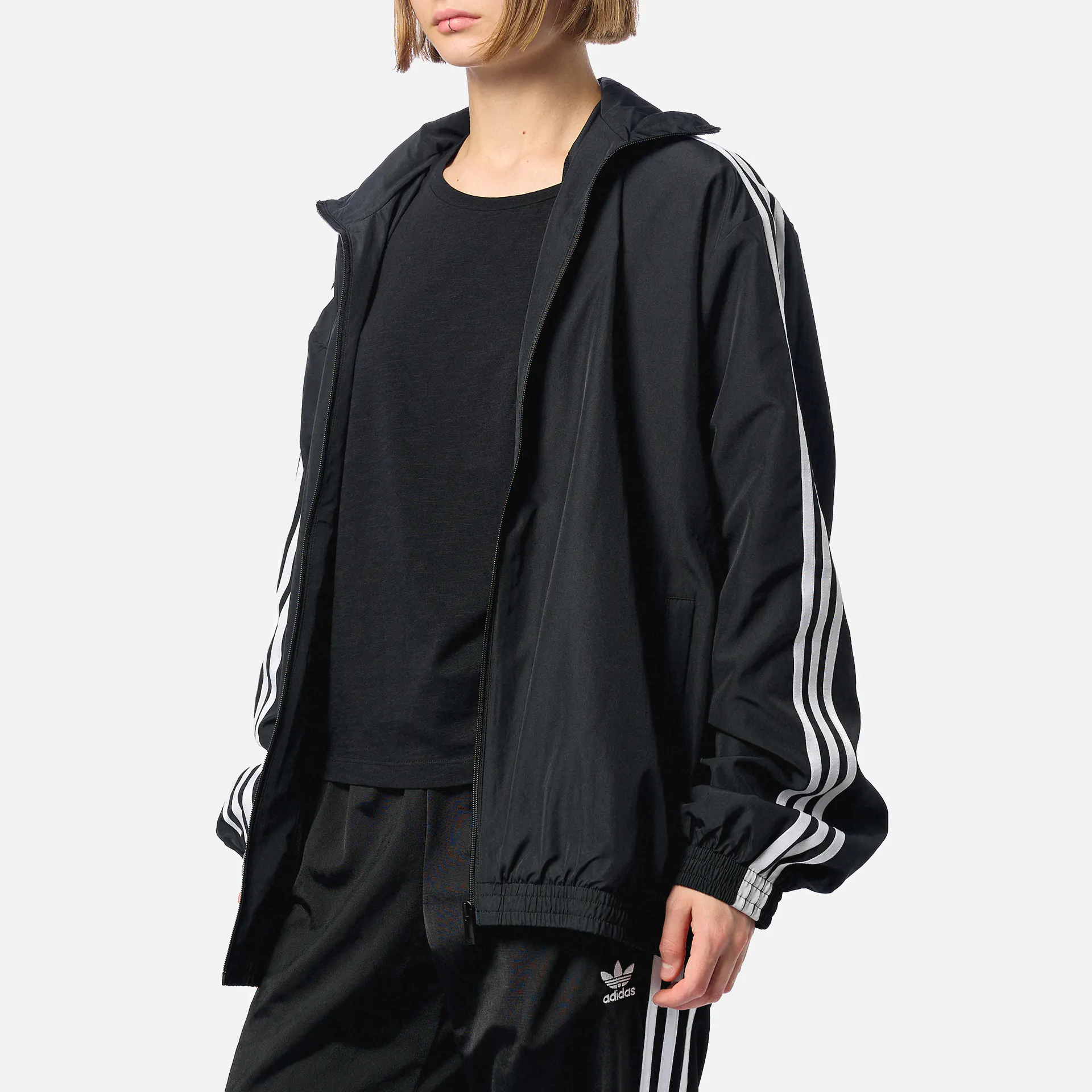 adidas Originals Oversized Track Top Black