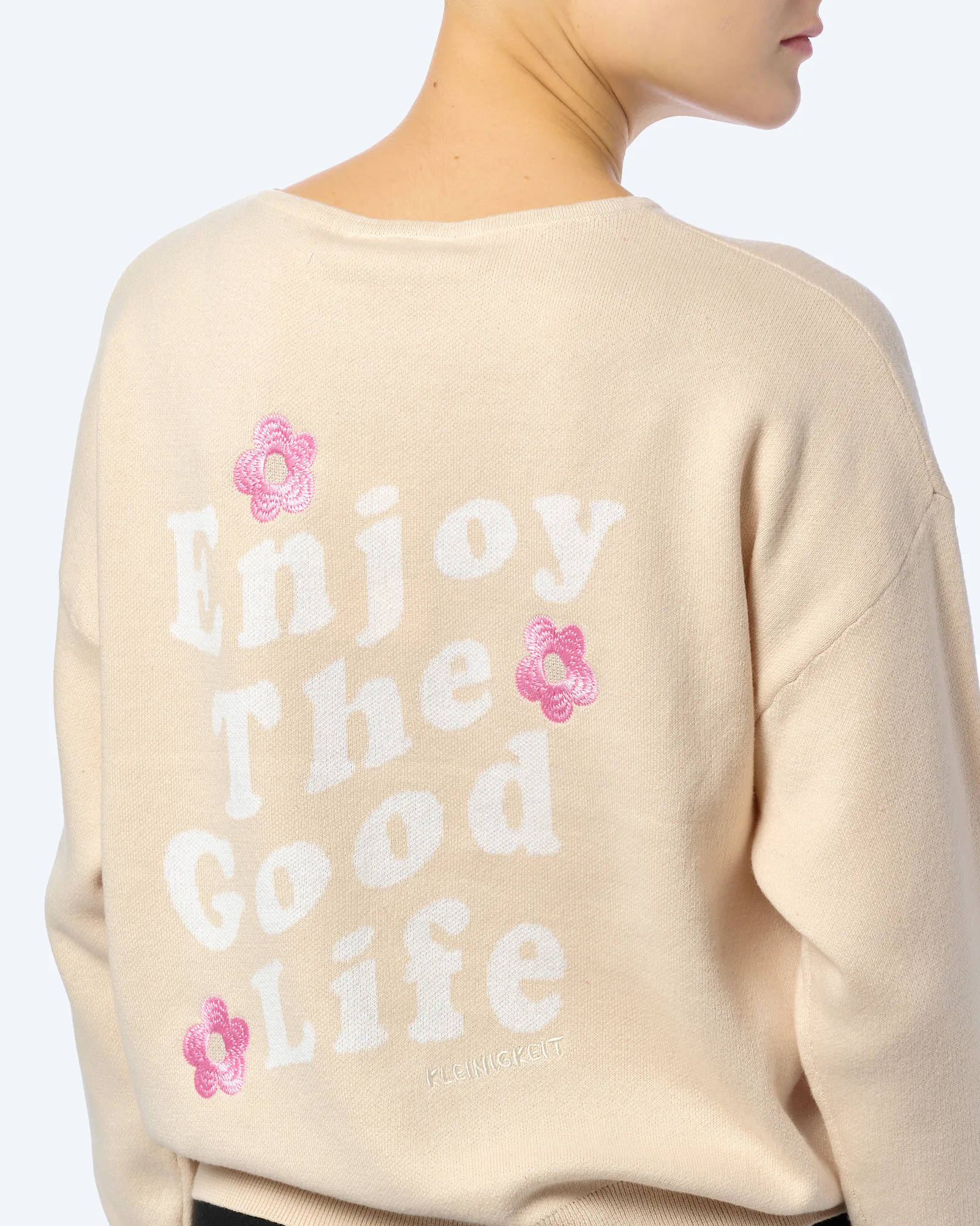 Kleinigkeit Wollma Good Life Strickpullover Beige