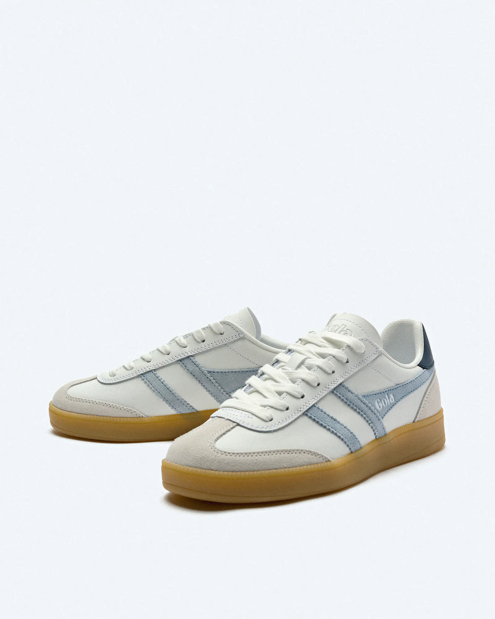 Gola Viper Leather Sneaker White/Air/Navy/Gum Gola Viper Leather Sneaker White/Air/Navy/Gum