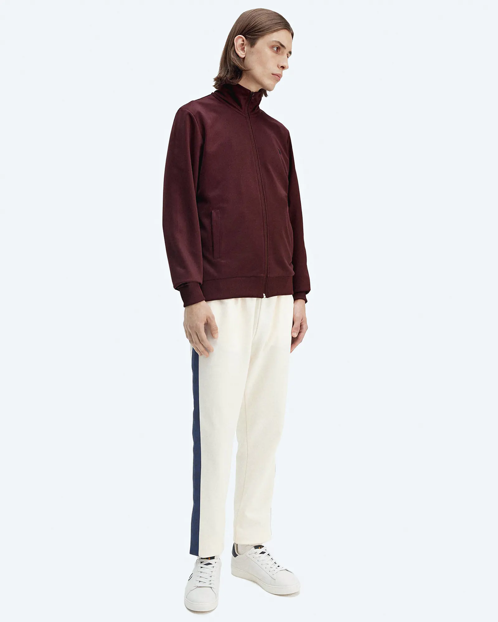 Fred Perry Track Jacket Oxblood